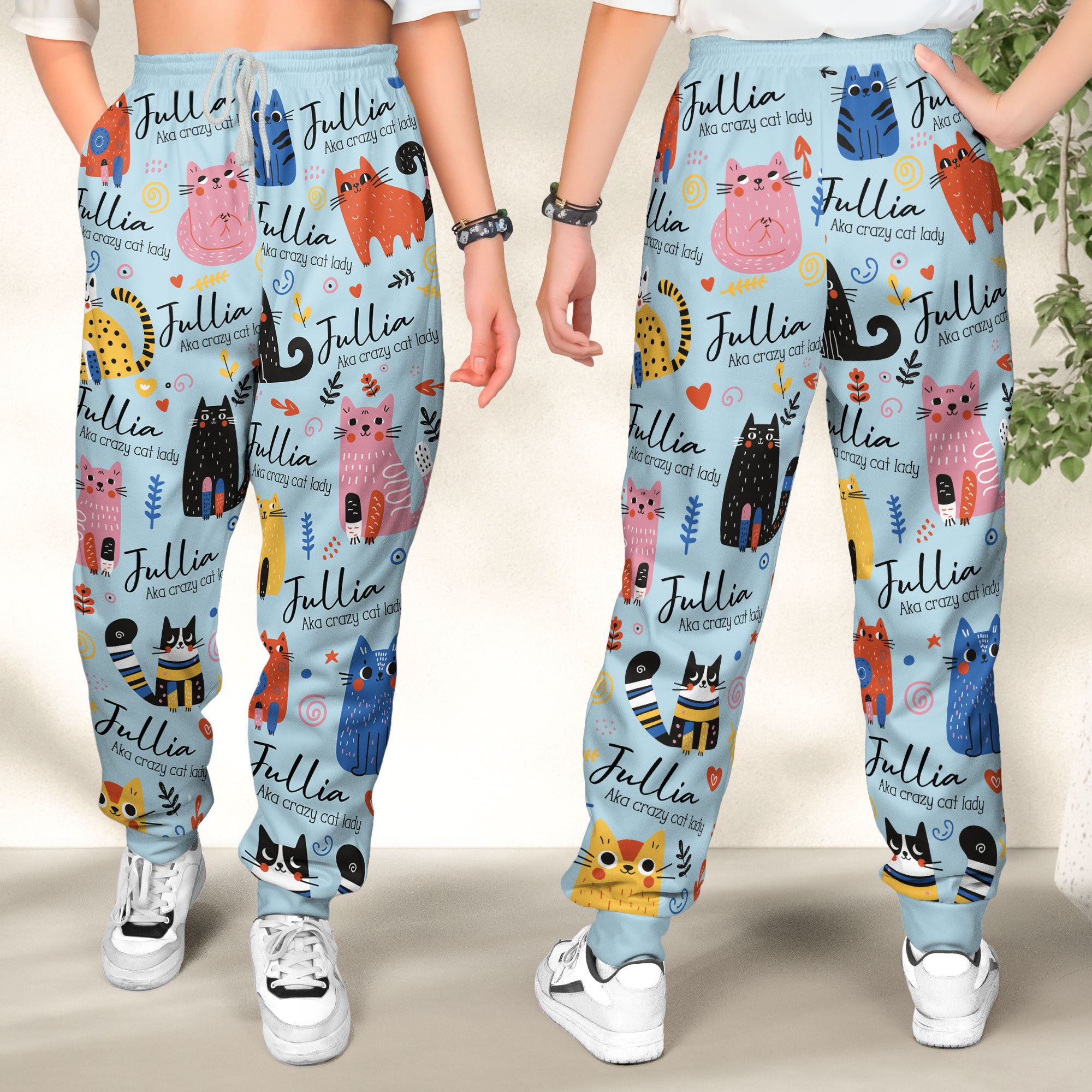 Crazy Cat Lady - Personalized Sweatpants