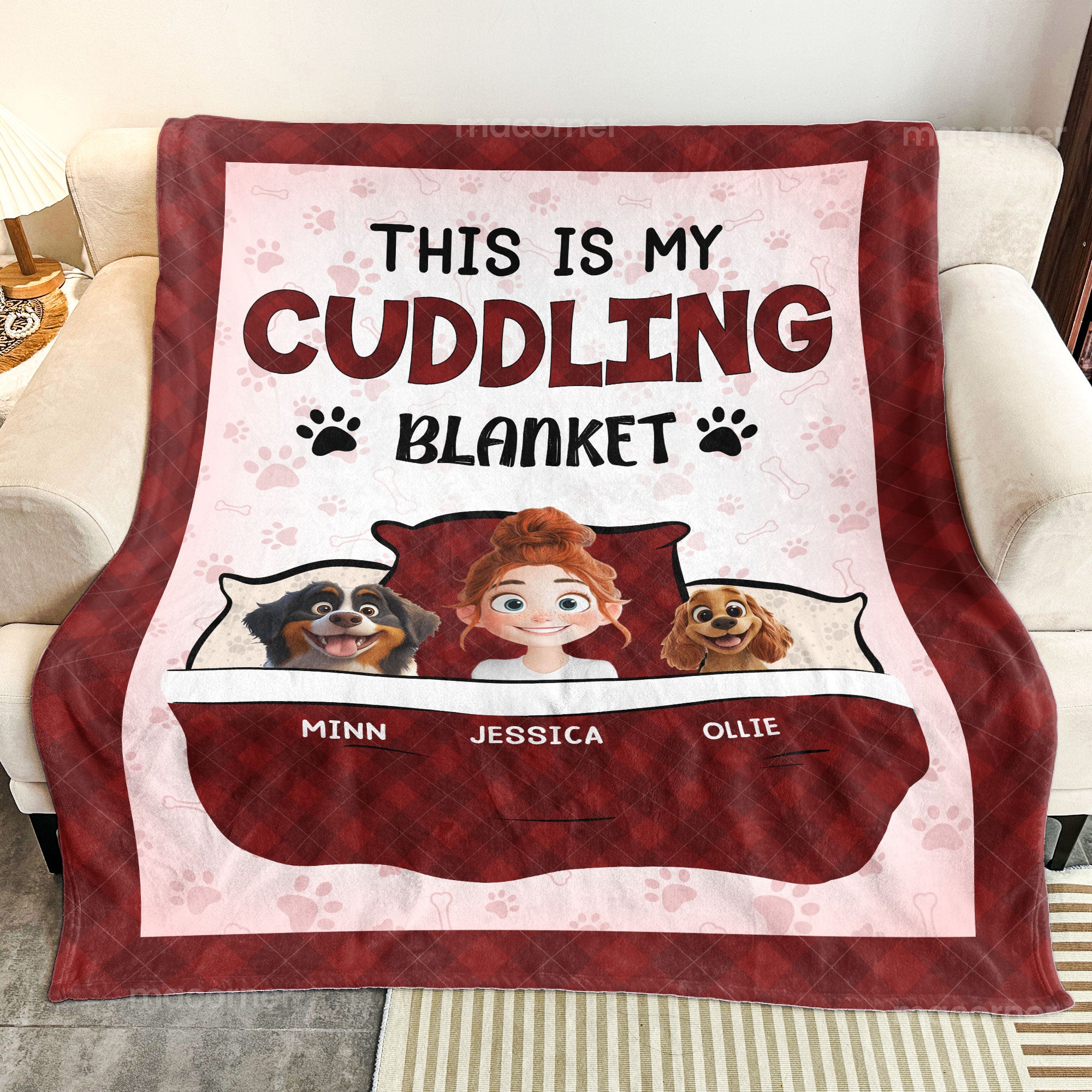 Cuddling Blanket - Personalized Blanket