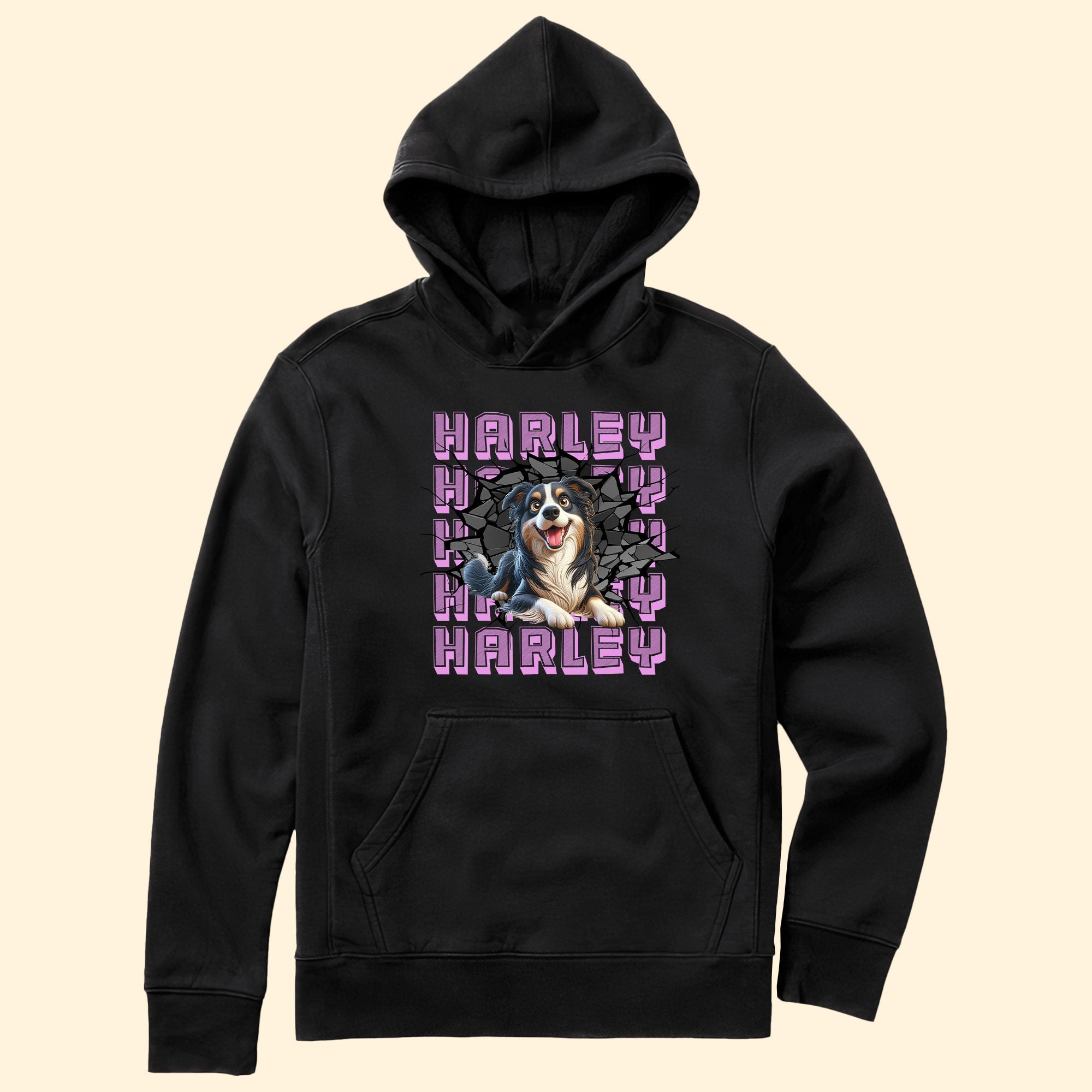 Custom Dog Name Stacked - Personalized Shirt