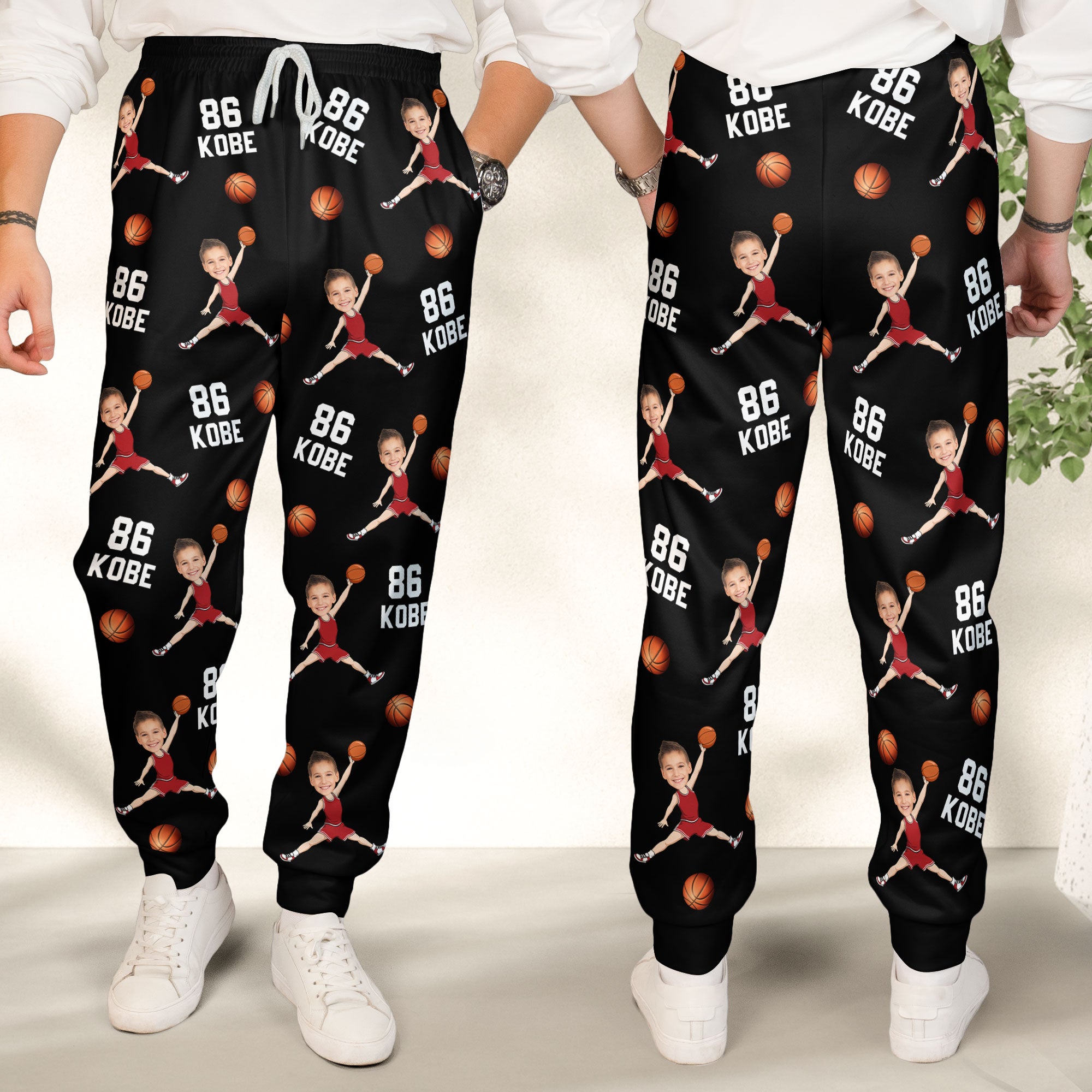 Custom Face Basketball Lovers - Personalized Sweatpants