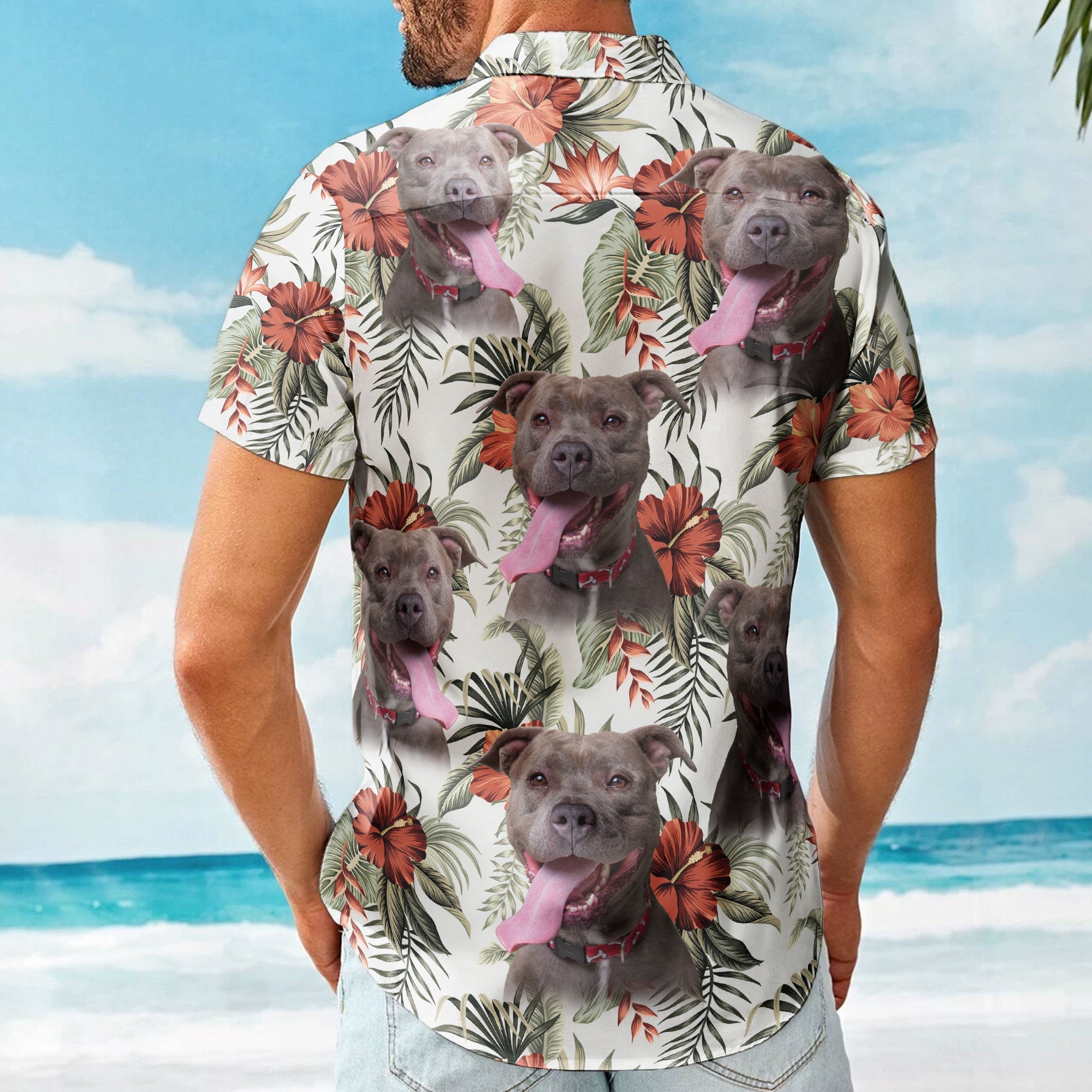 Custom Face Funny Photo Aloha For Pet Lovers - Custom Photo Hawaiian Shirts