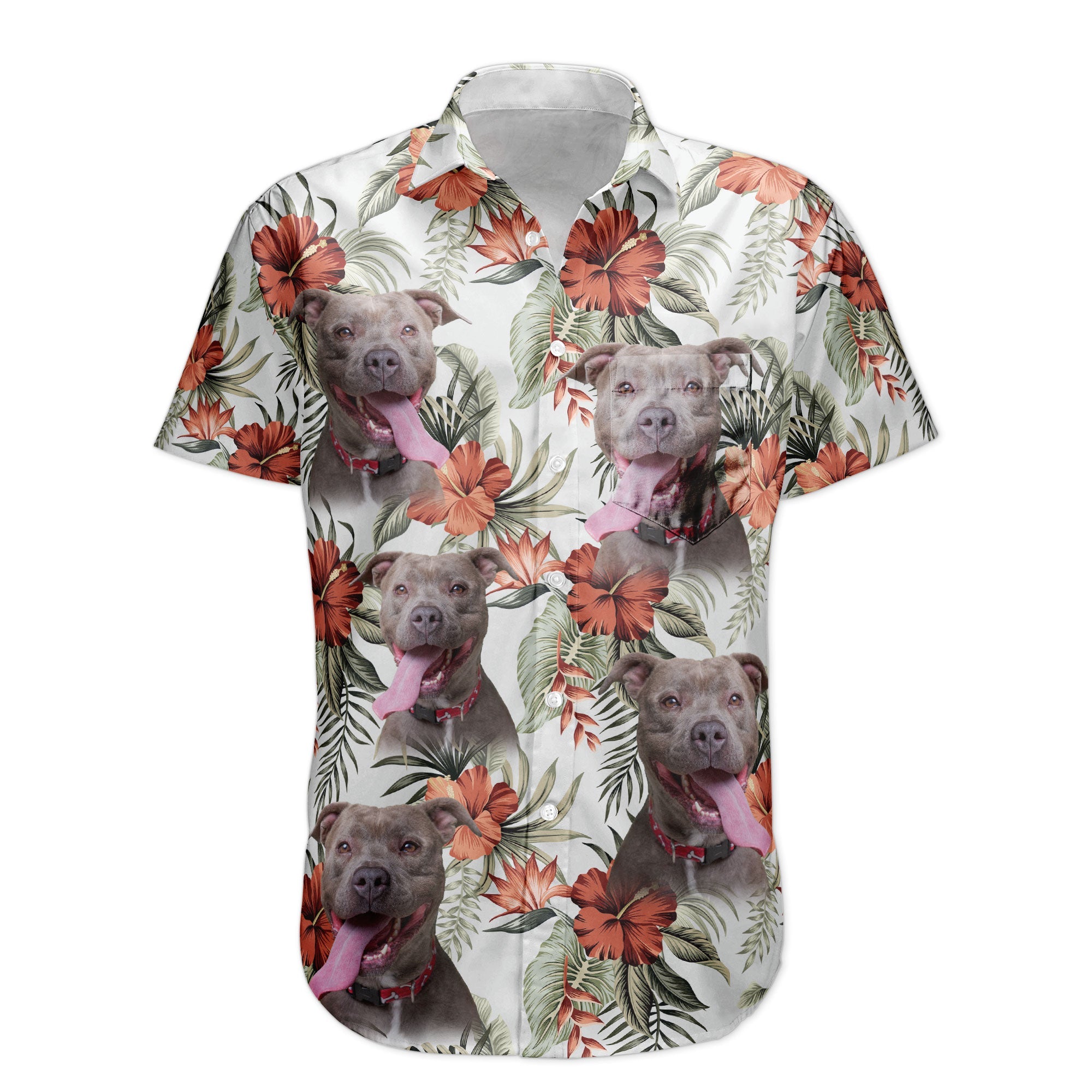 Custom Face Funny Photo Aloha For Pet Lovers - Custom Photo Hawaiian Shirts