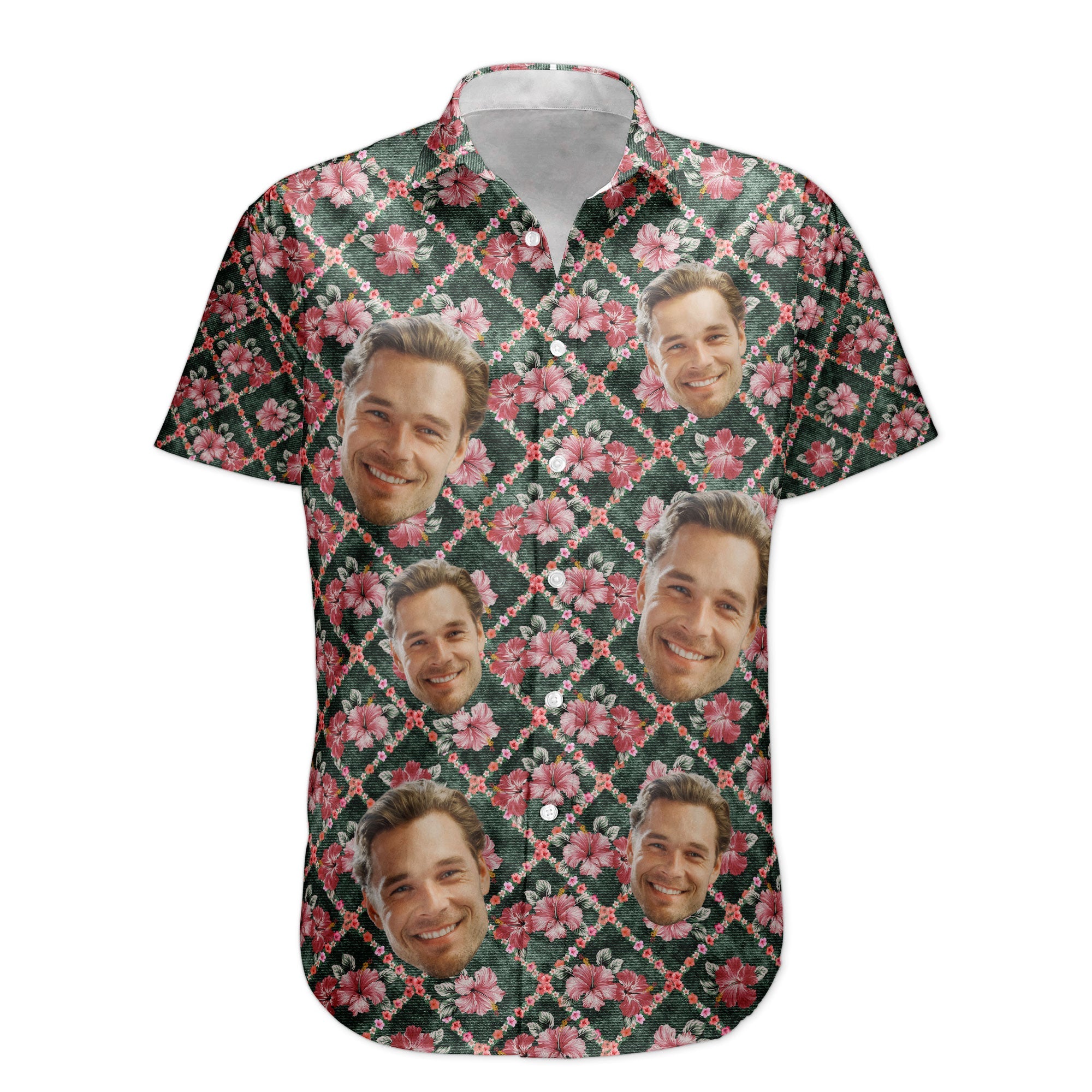 Custom Face Funny Photo For Family, Friends, Pet Lovers - Custom Photo Hawaiian Shirt