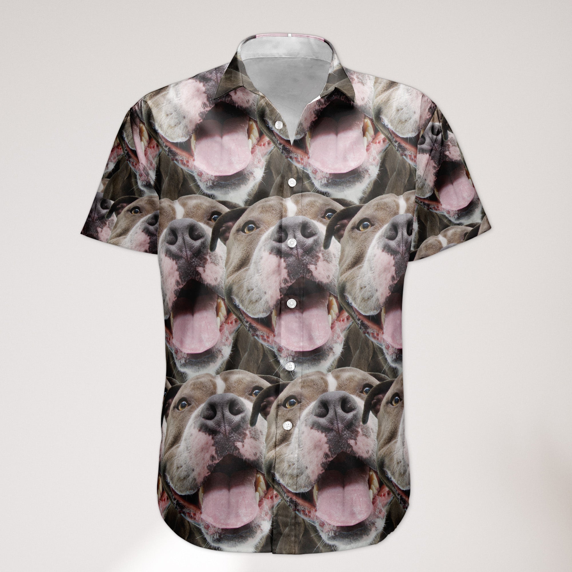 Custom Face Funny Summer For Dog Lovers - Personalized Photo Hawaiian Shirt