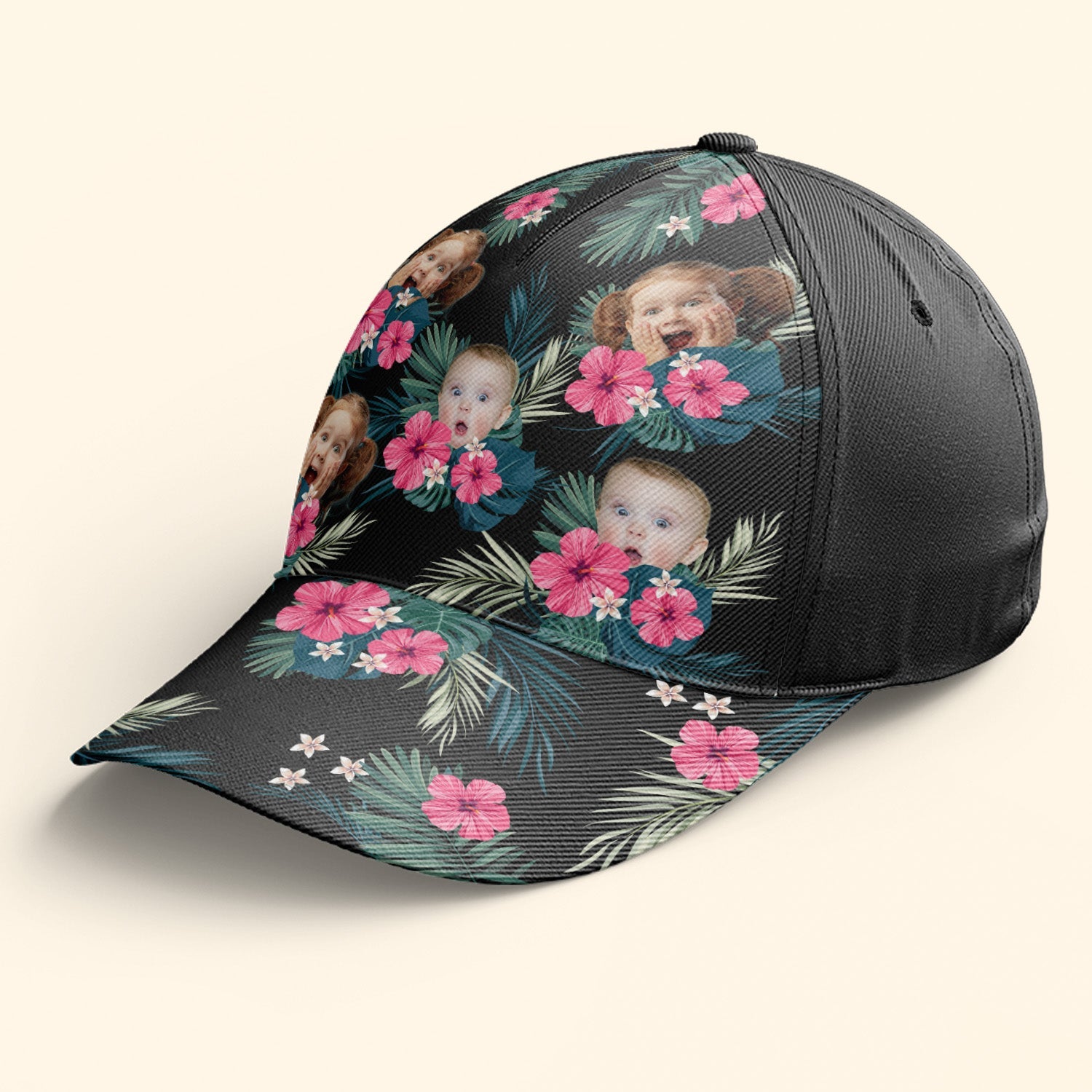 Custom Face Summer Tropical - Personalized Photo Classic Cap