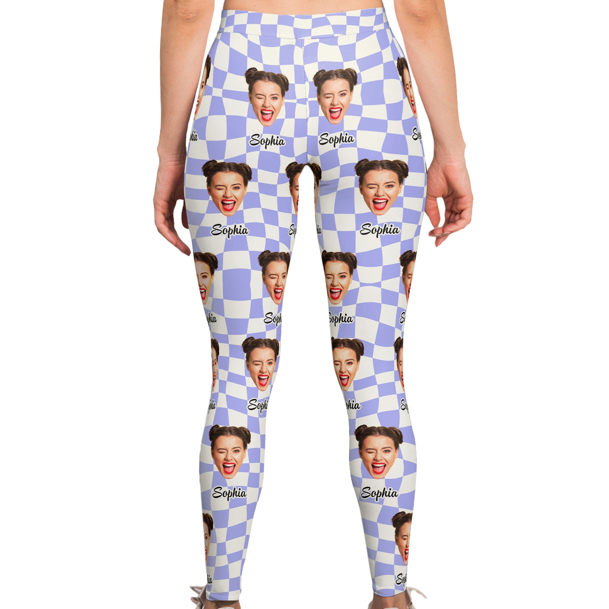 Custom Funny Face - Personalized Photo Leggings