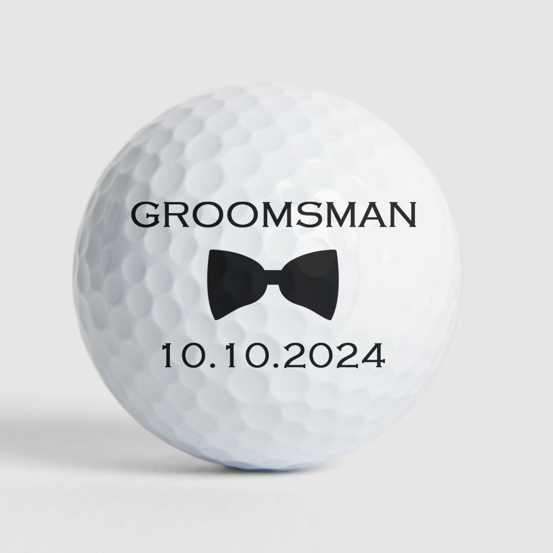 Custom Golf Ball Wedding Gift - Personalized Golf Ball