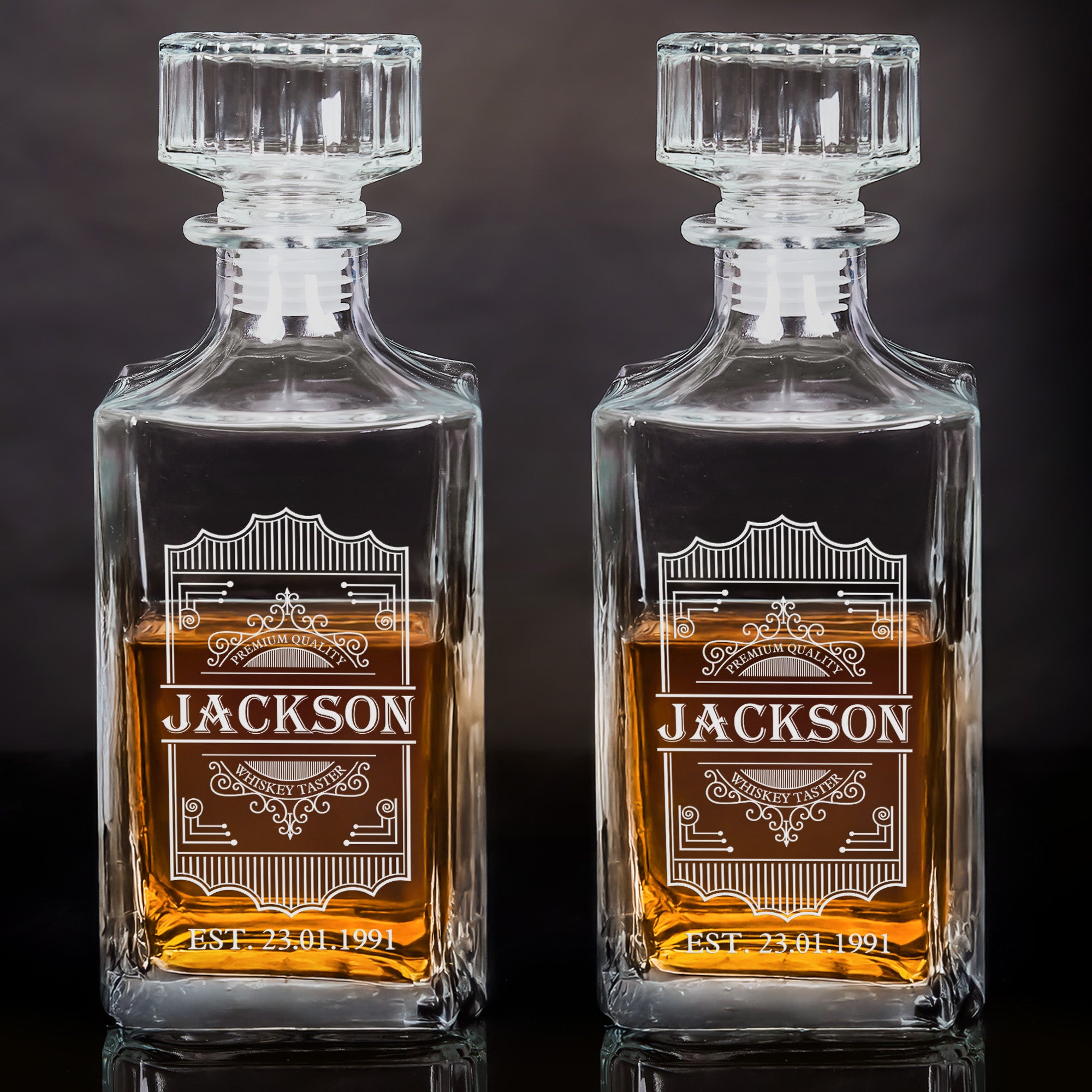 Custom Name Gift For Whiskey Lovers - Custom Whiskey Bottle