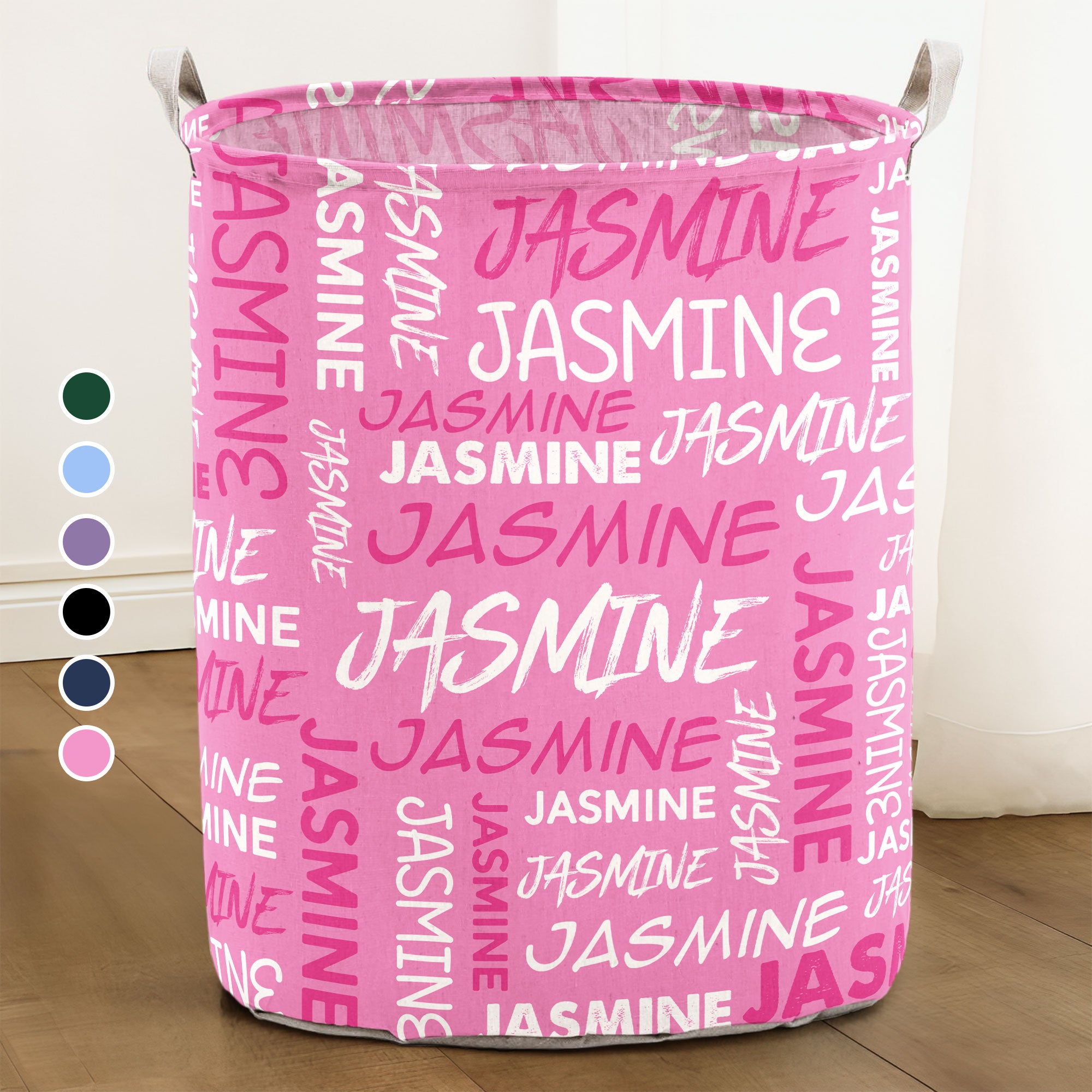 Custom Name Laundry Basket For You - Personalized Laundry Storage Basket