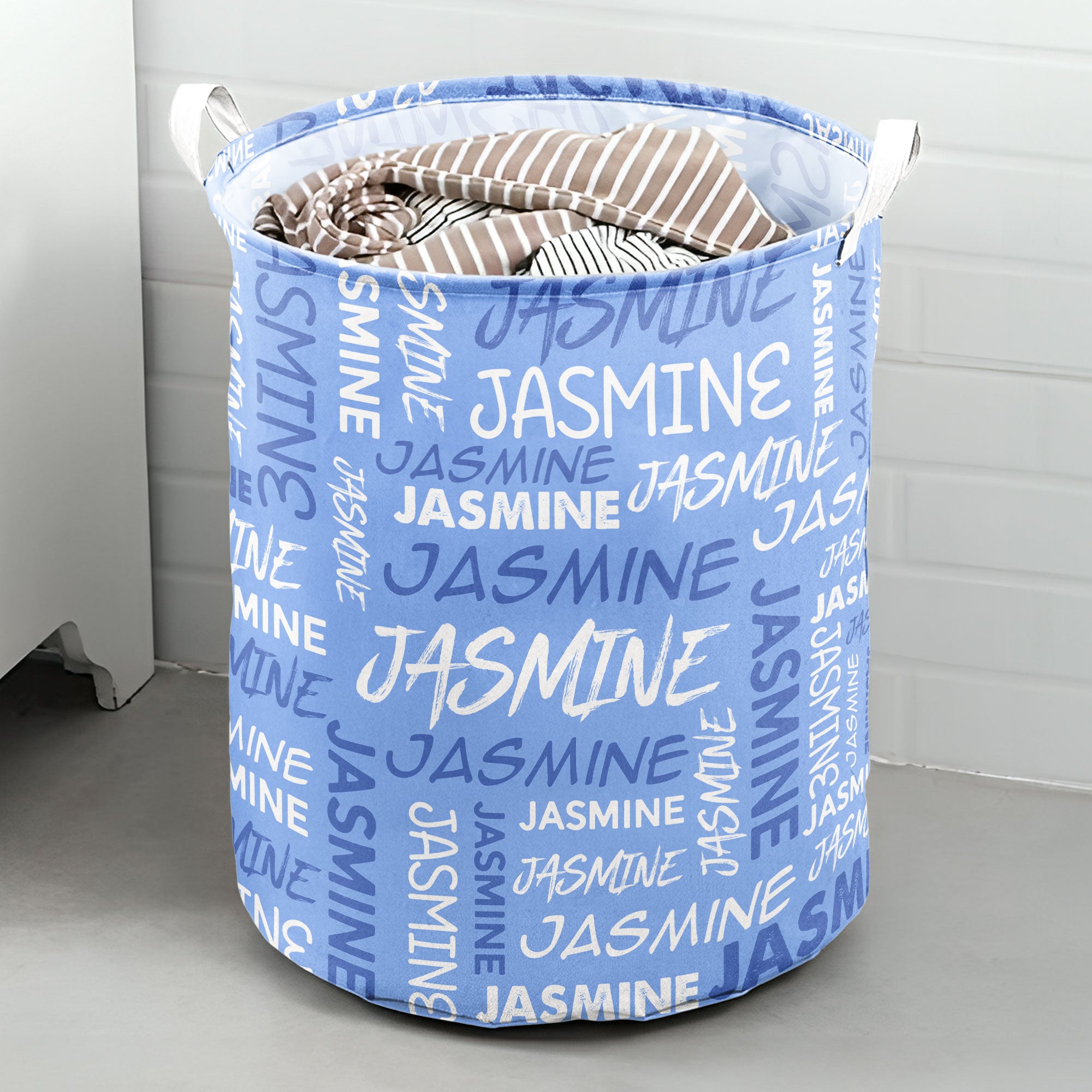 Custom Name Laundry Basket For You - Personalized Laundry Storage Basket