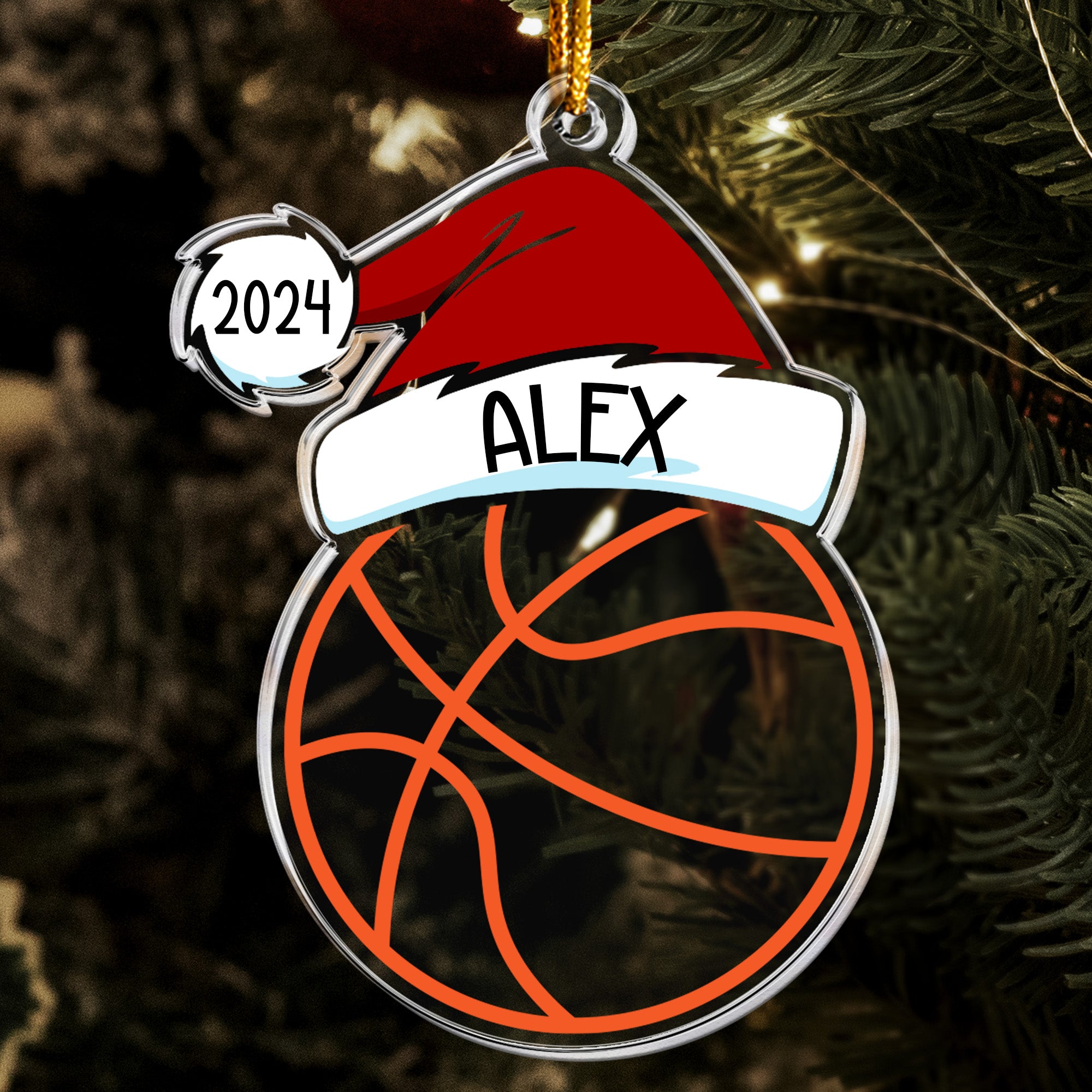 Custom Name Sport - Personalized Acrylic Ornament