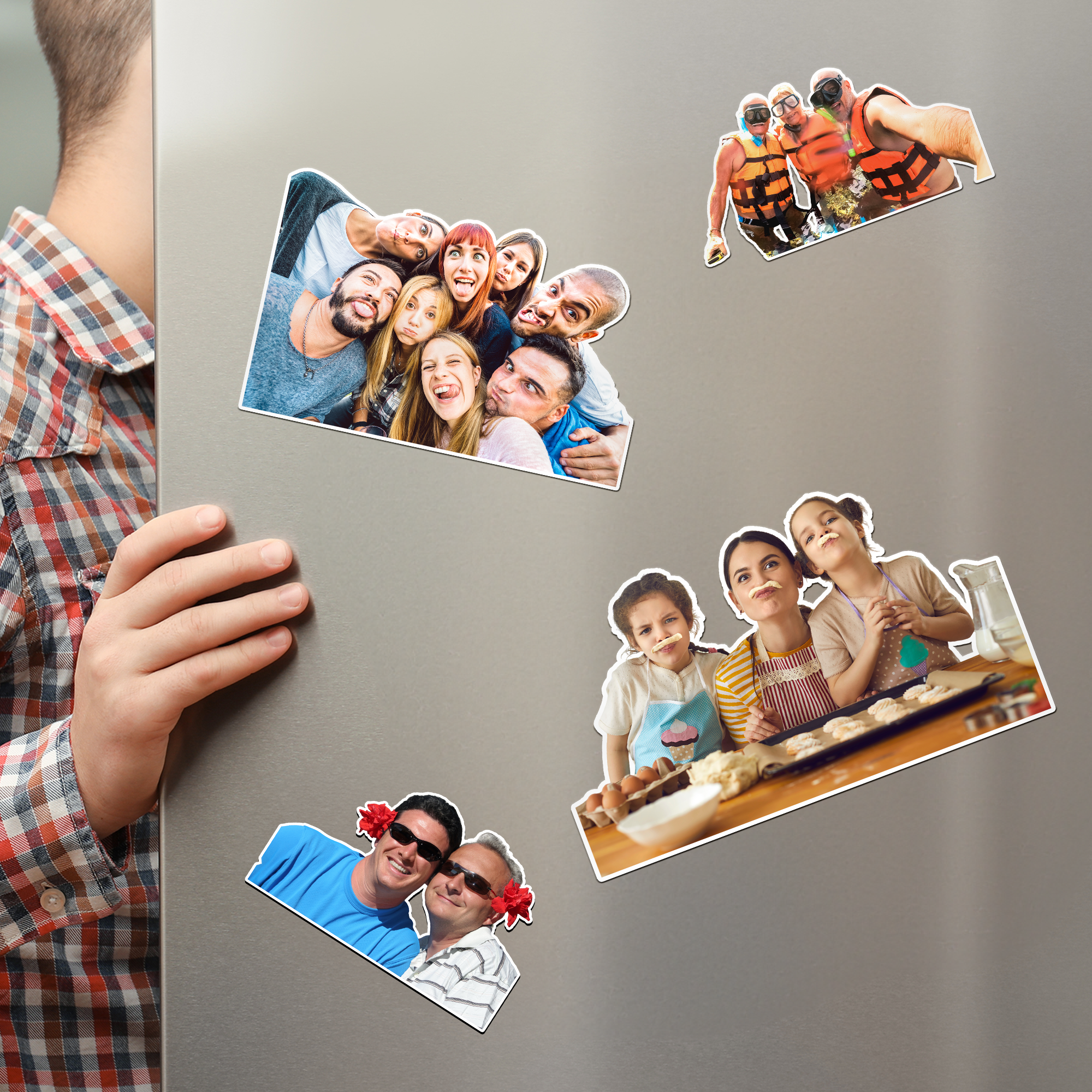 Custom Photo Funny Moments For Family, Friends, Coworkers - Personalized Photo Magnet