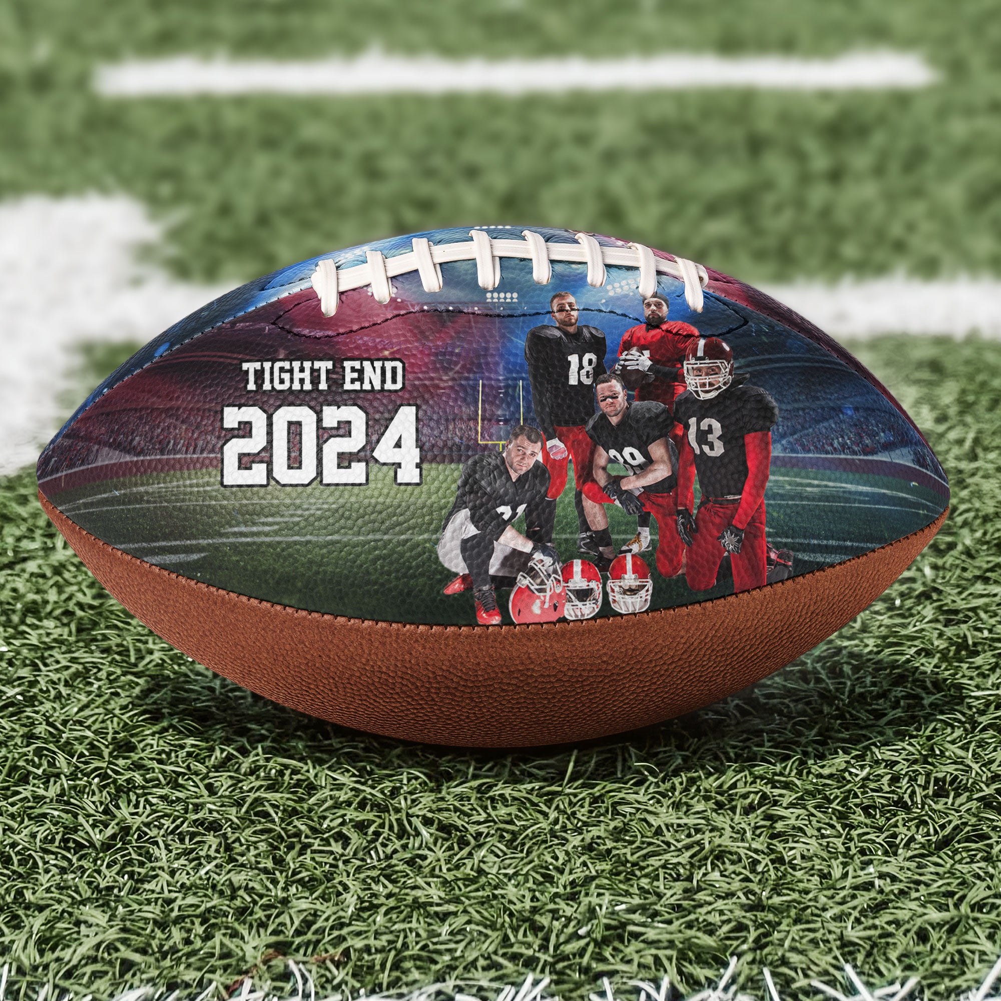 Custom Photo Gift For Player Team Stadium Background - Personalized Photo Football