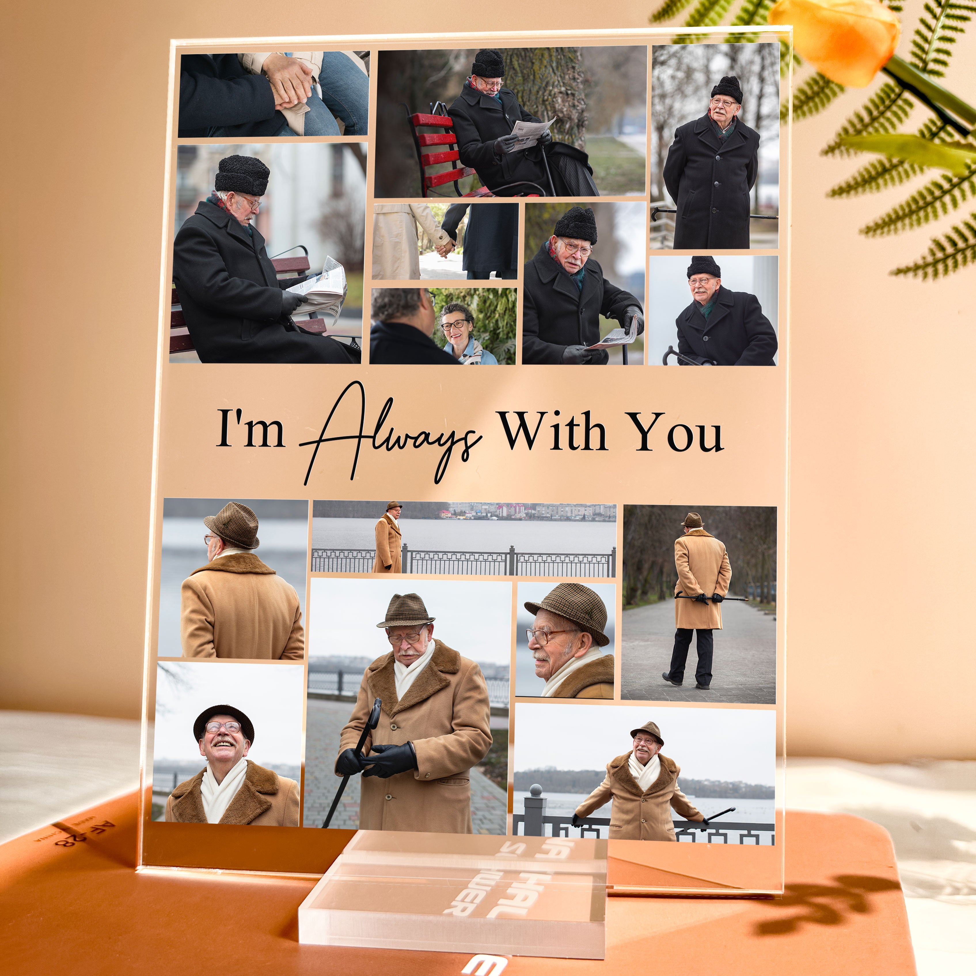 Custom Photo I'm Always With You - Personalized Acrylic Photo Plaque