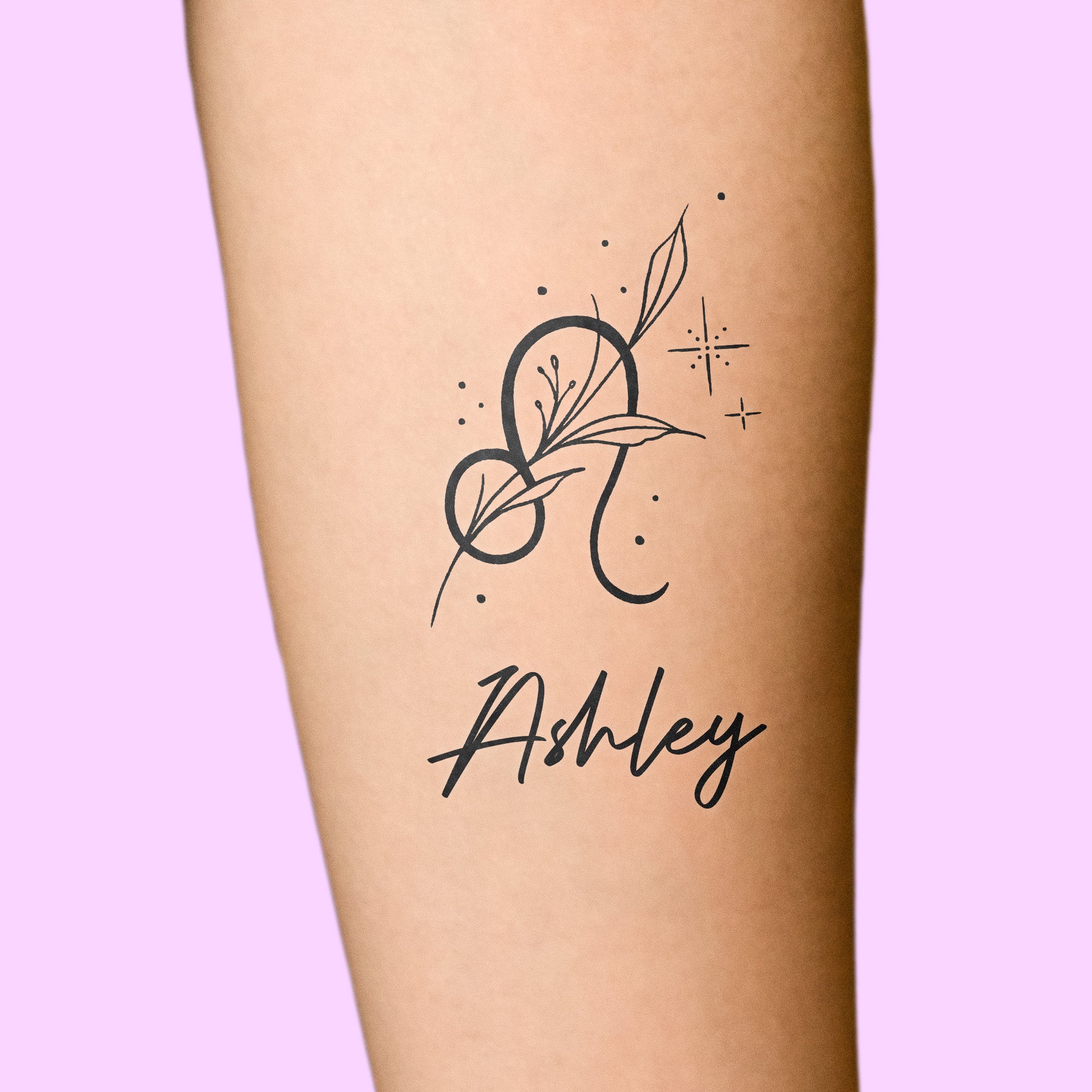 Custom Zodiac Sign Tattoo - Personalized Tattoo