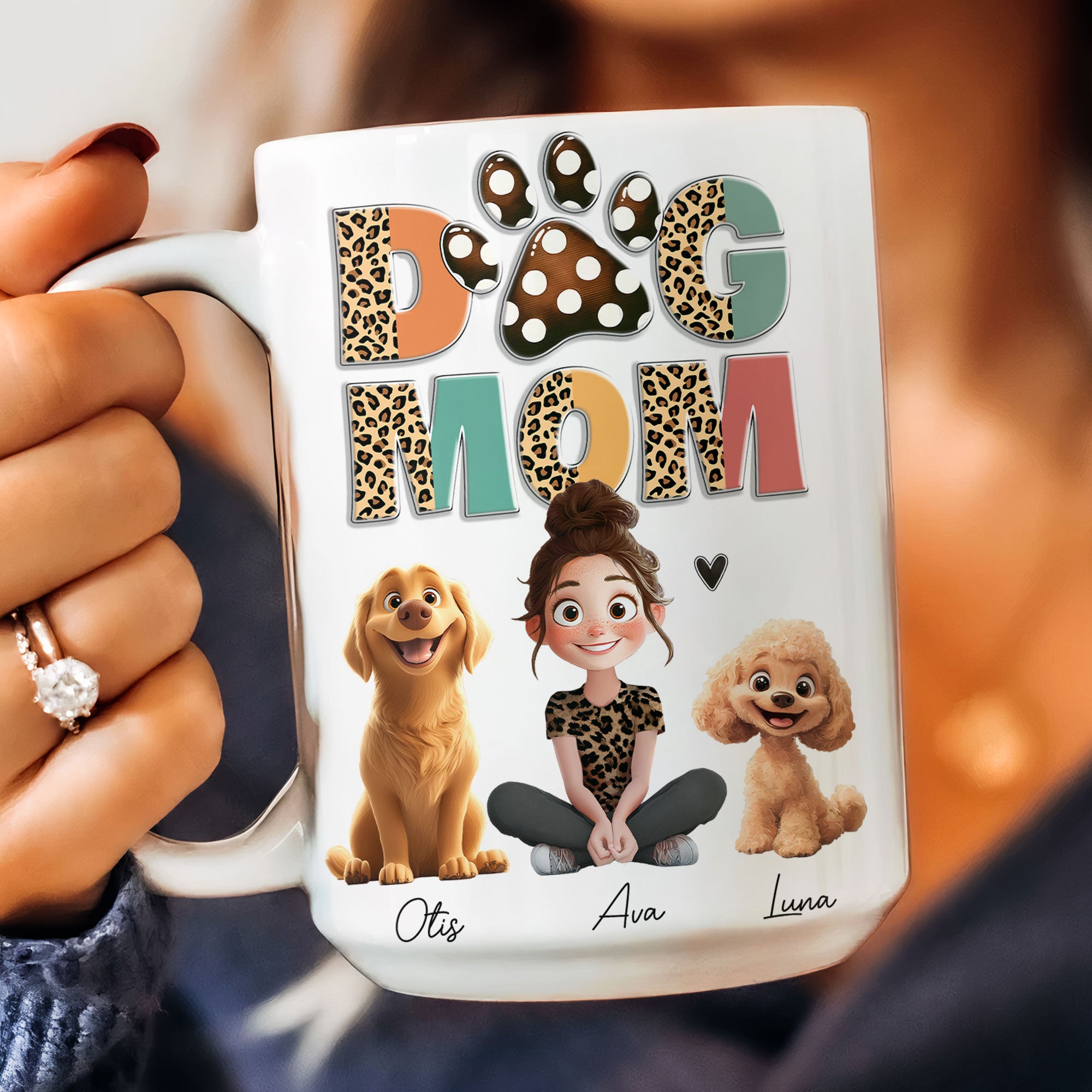 DOG MOM - Personalized Mug