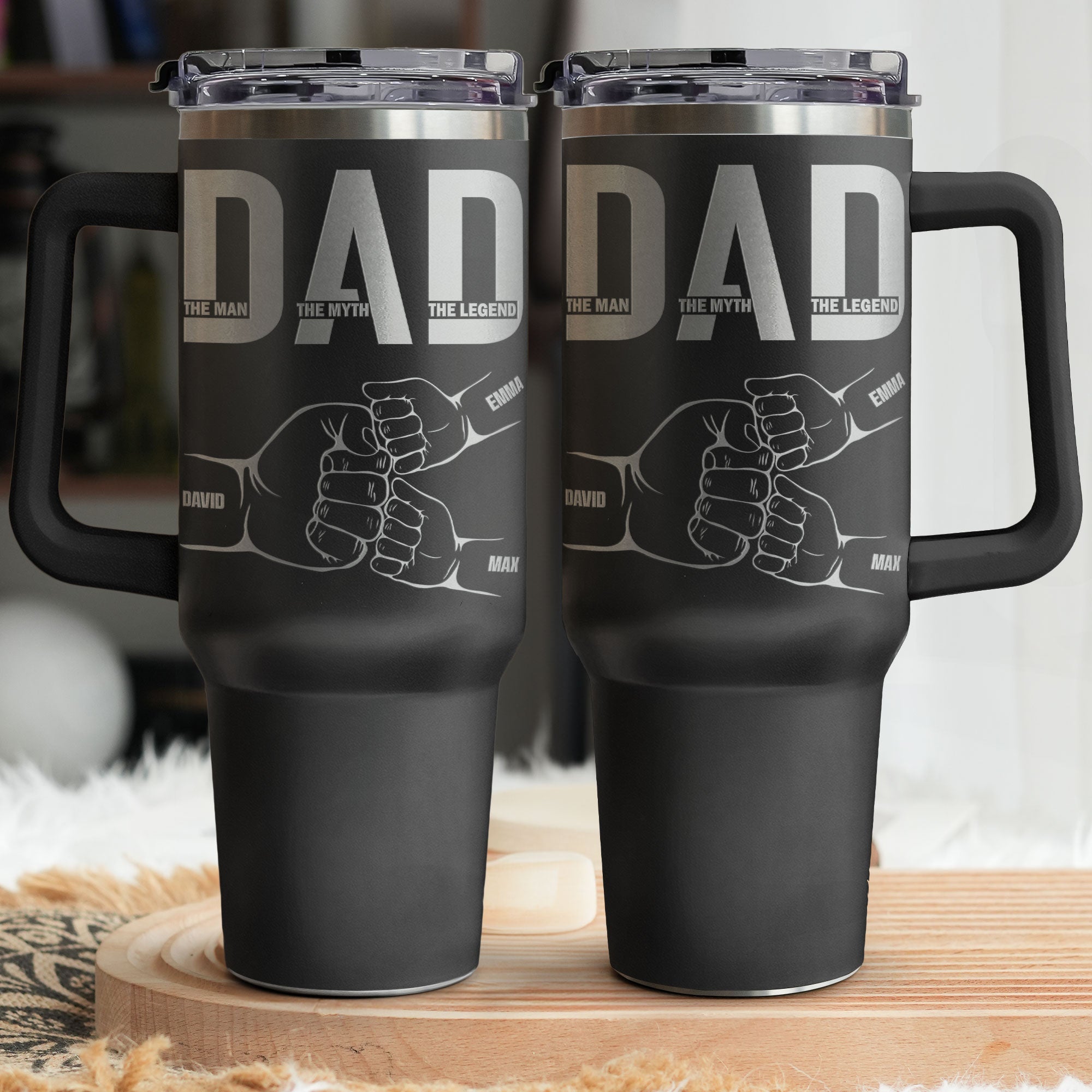 Dad The Man The Myth The Legend - Personalized 40oz Tumbler