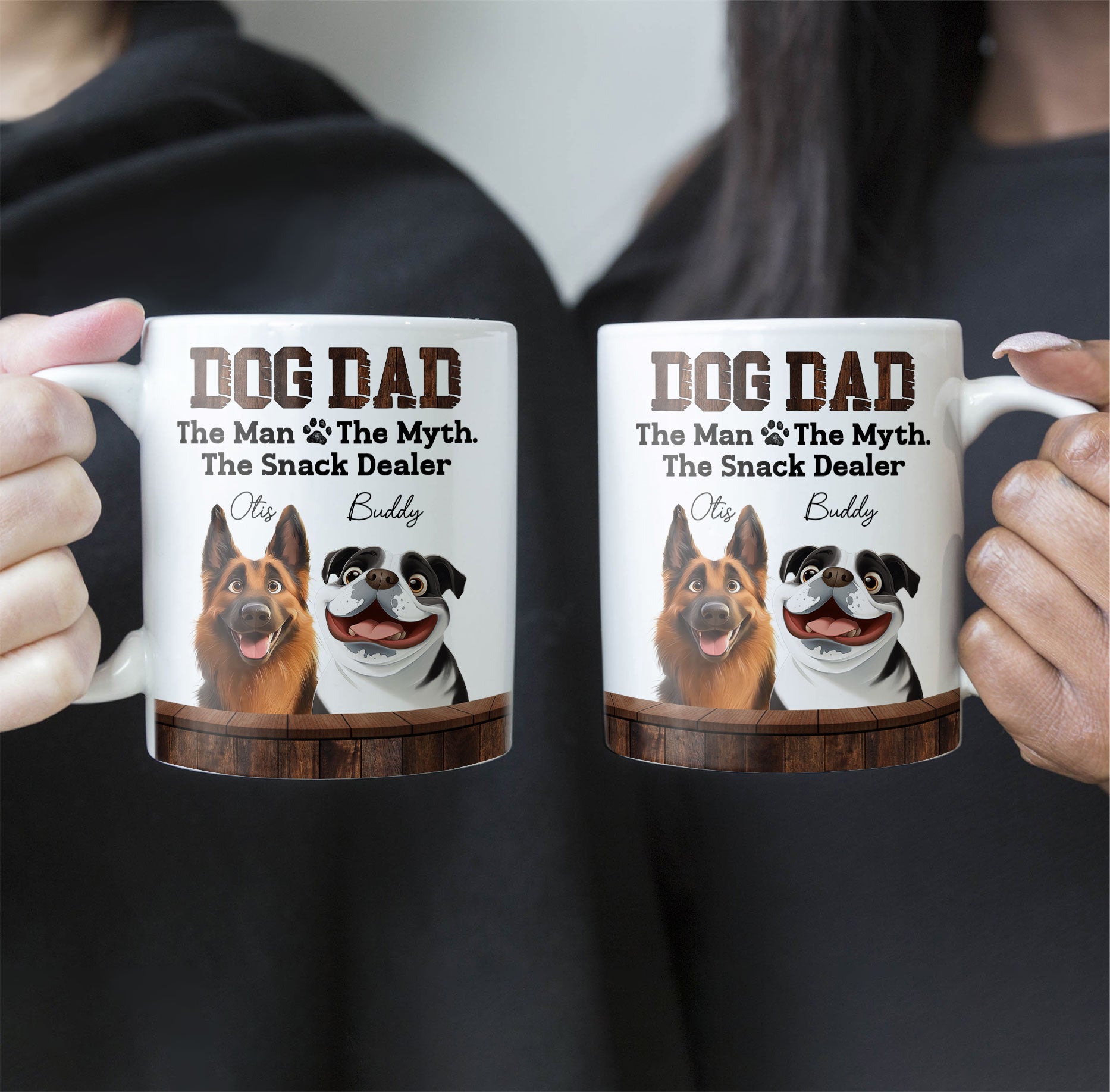 Dog Dad The Snack Dealer - Personalized Mug