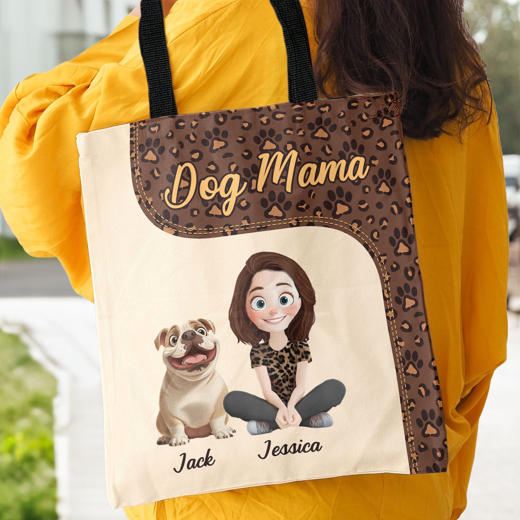 Dog Mama - Personalized Tote Bag