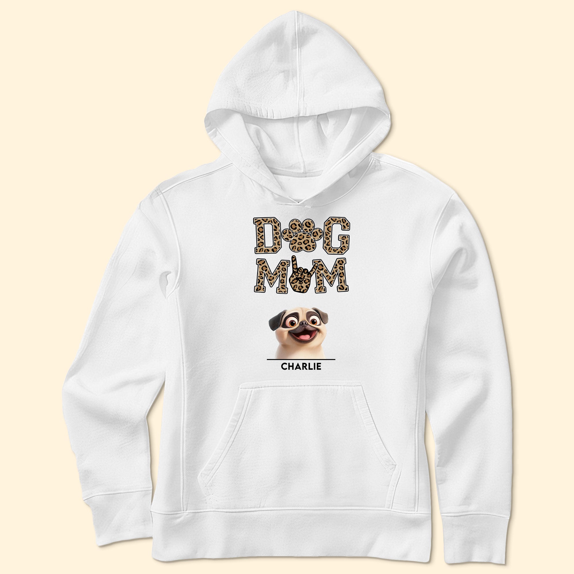 Dog Mom Leopard Version - Personalized Shirt