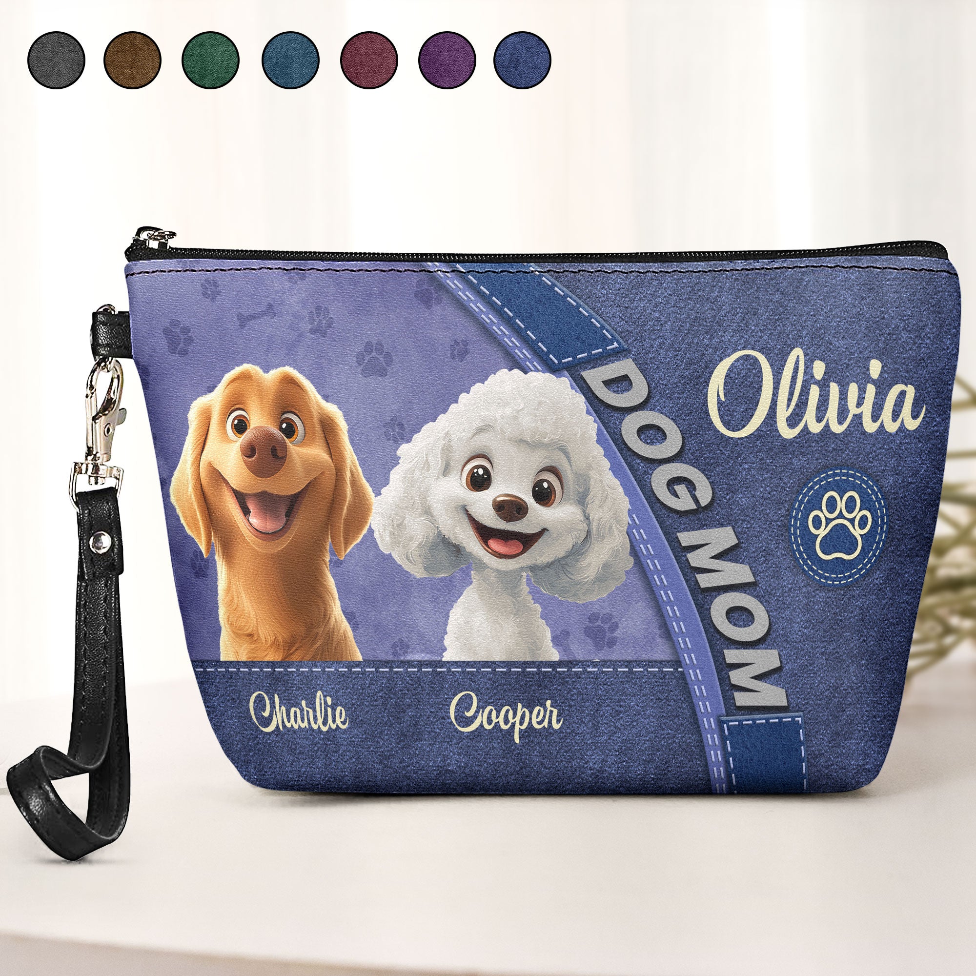 Dog Mom - New Style - Personalized Cosmetic Bag