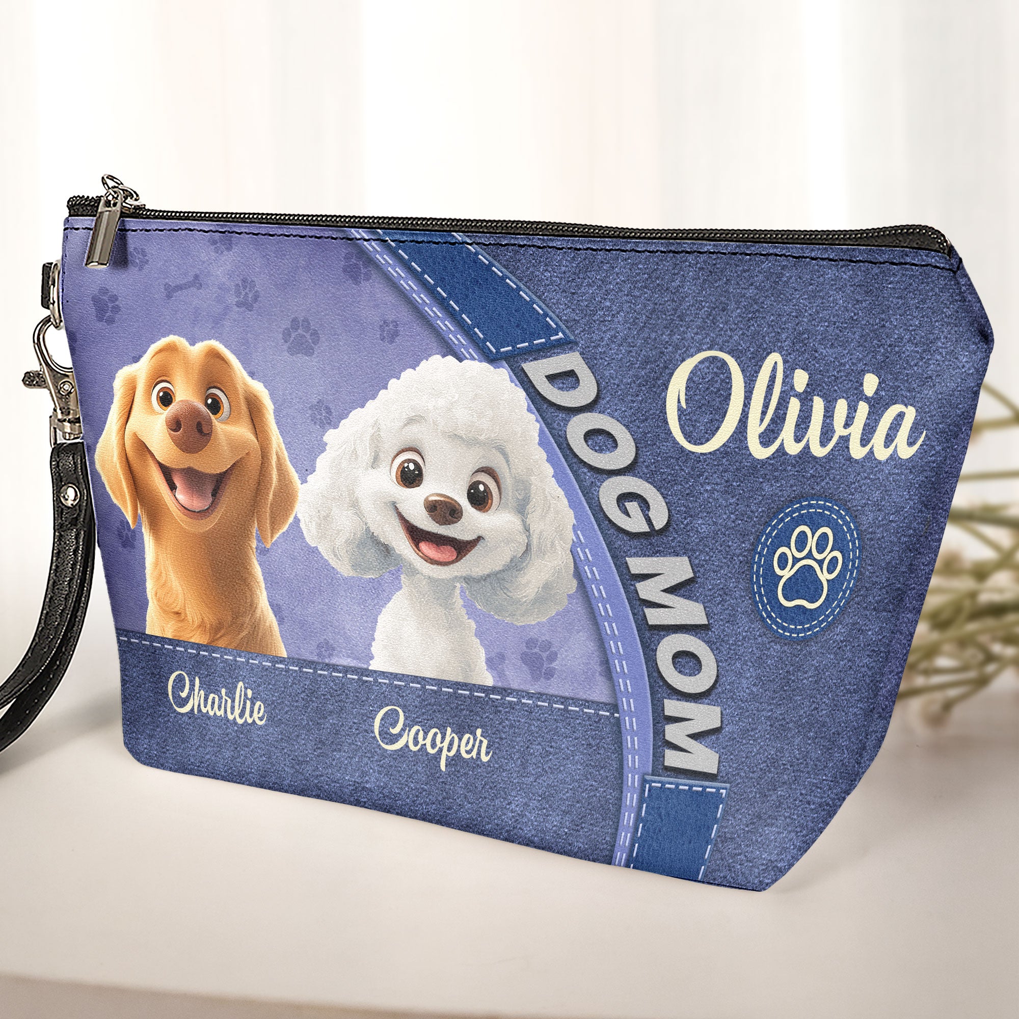 Dog Mom - New Style - Personalized Cosmetic Bag