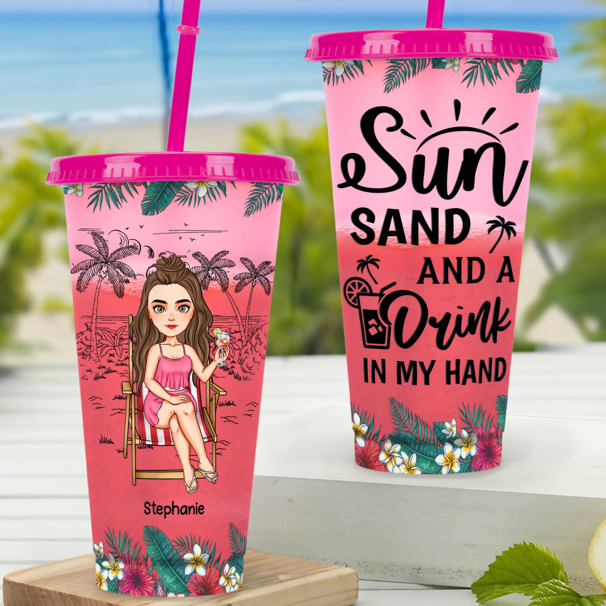 Drink In My Hand - Personalized Color Changing Cup