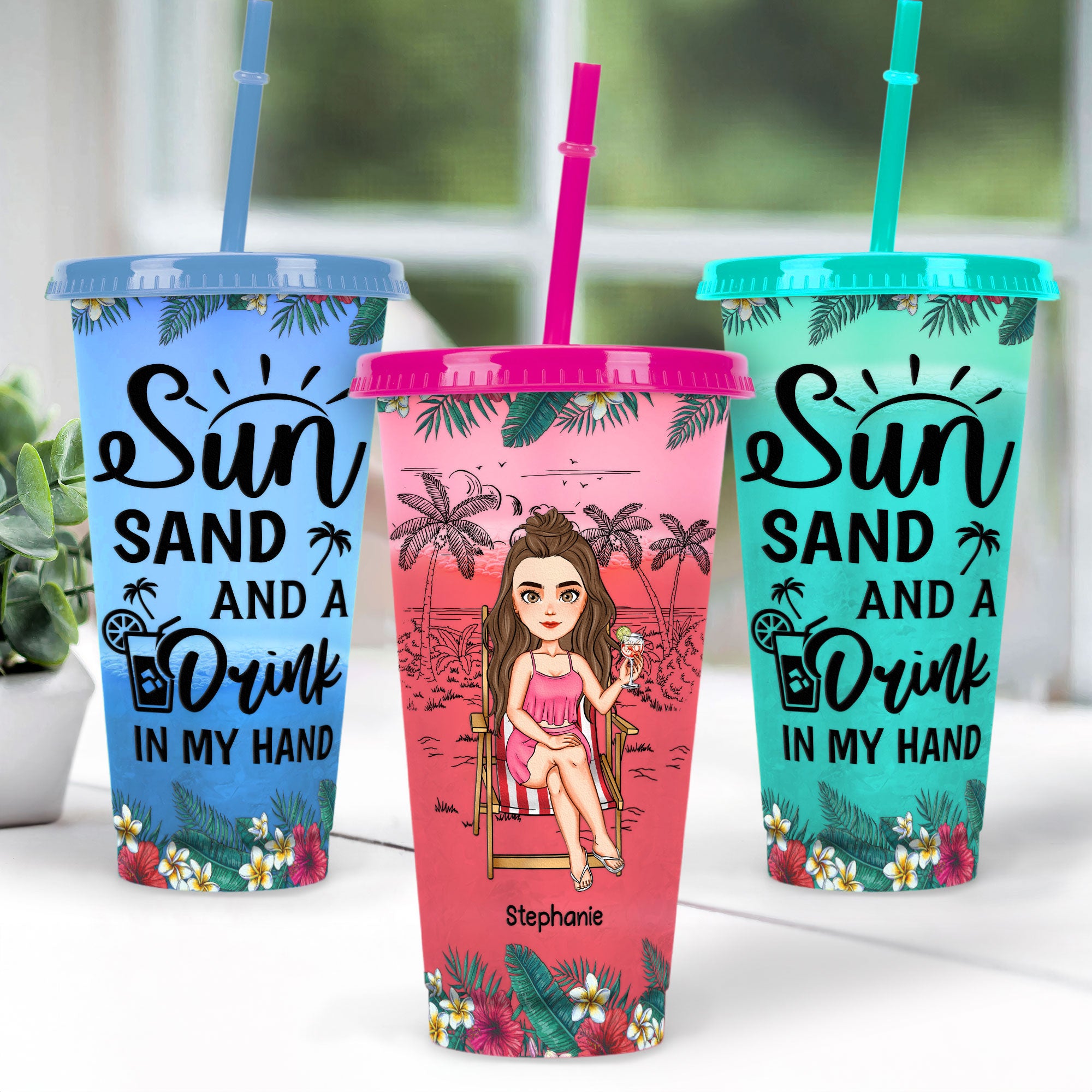 Drink In My Hand - Personalized Color Changing Cup