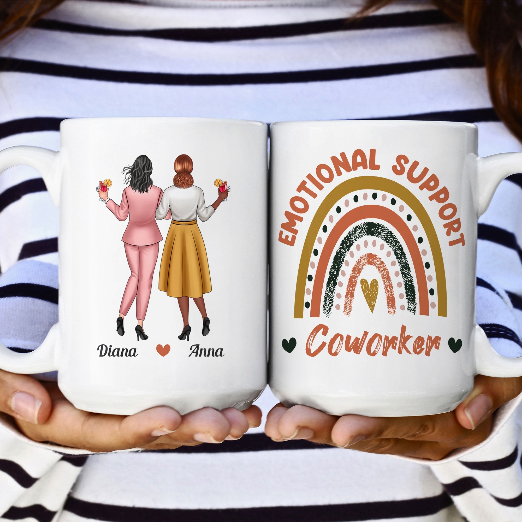 Emotional Support Coworker - Personalized Mug