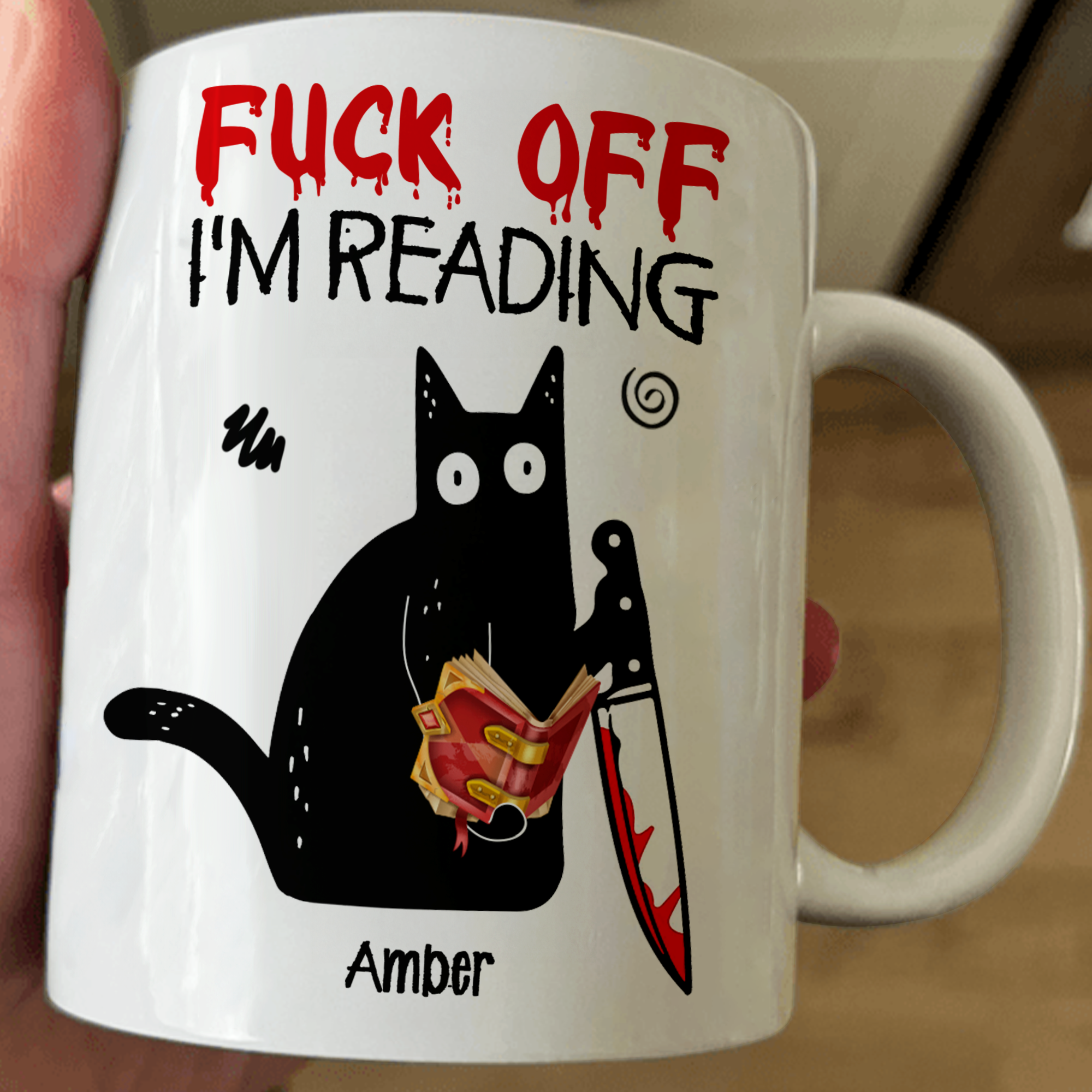 F*Ck Off I'M Reading - Funny Mug Gifts For Book Lovers, Nerd, Librarian - Personalized Mug