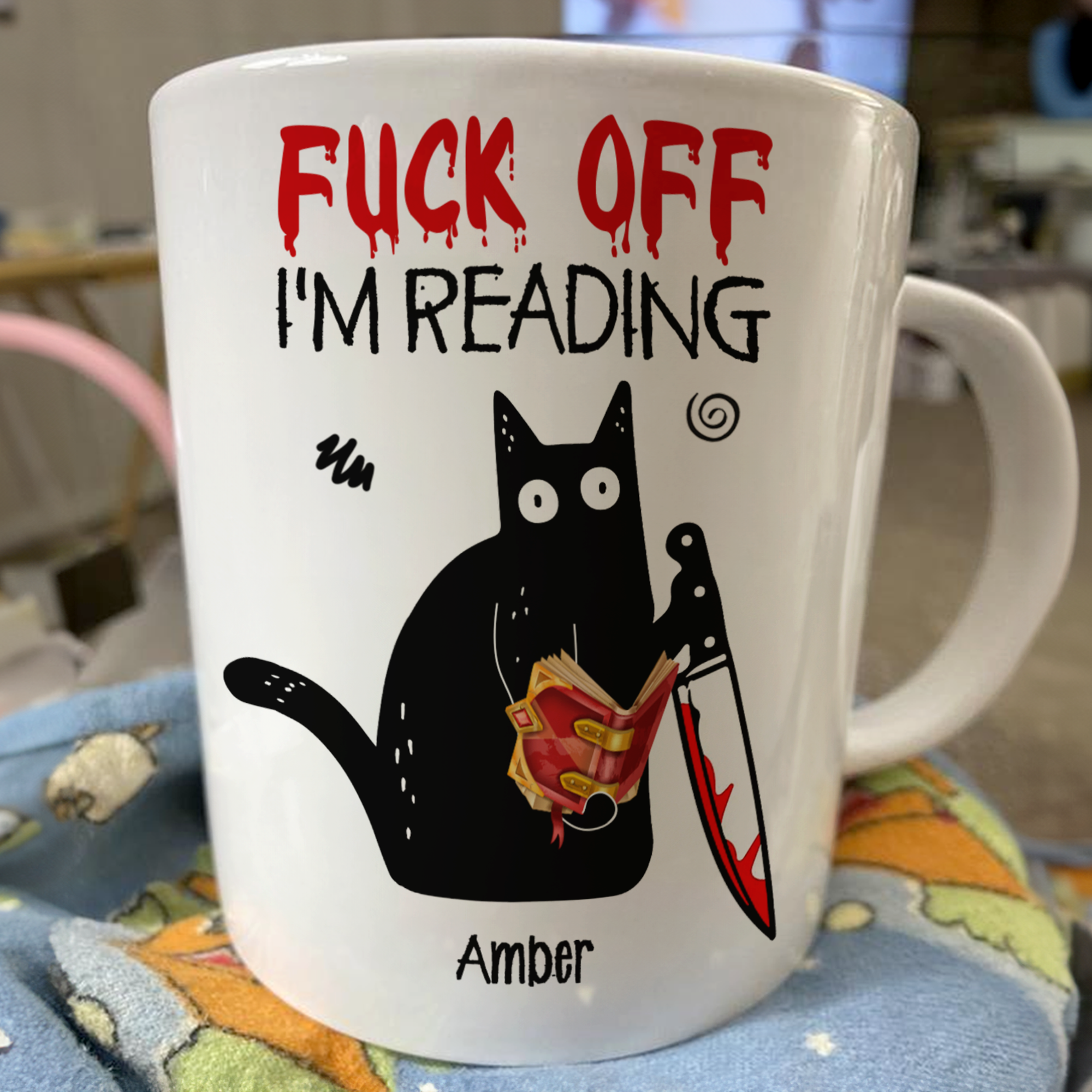 F*Ck Off I'M Reading - Funny Mug Gifts For Book Lovers, Nerd, Librarian - Personalized Mug