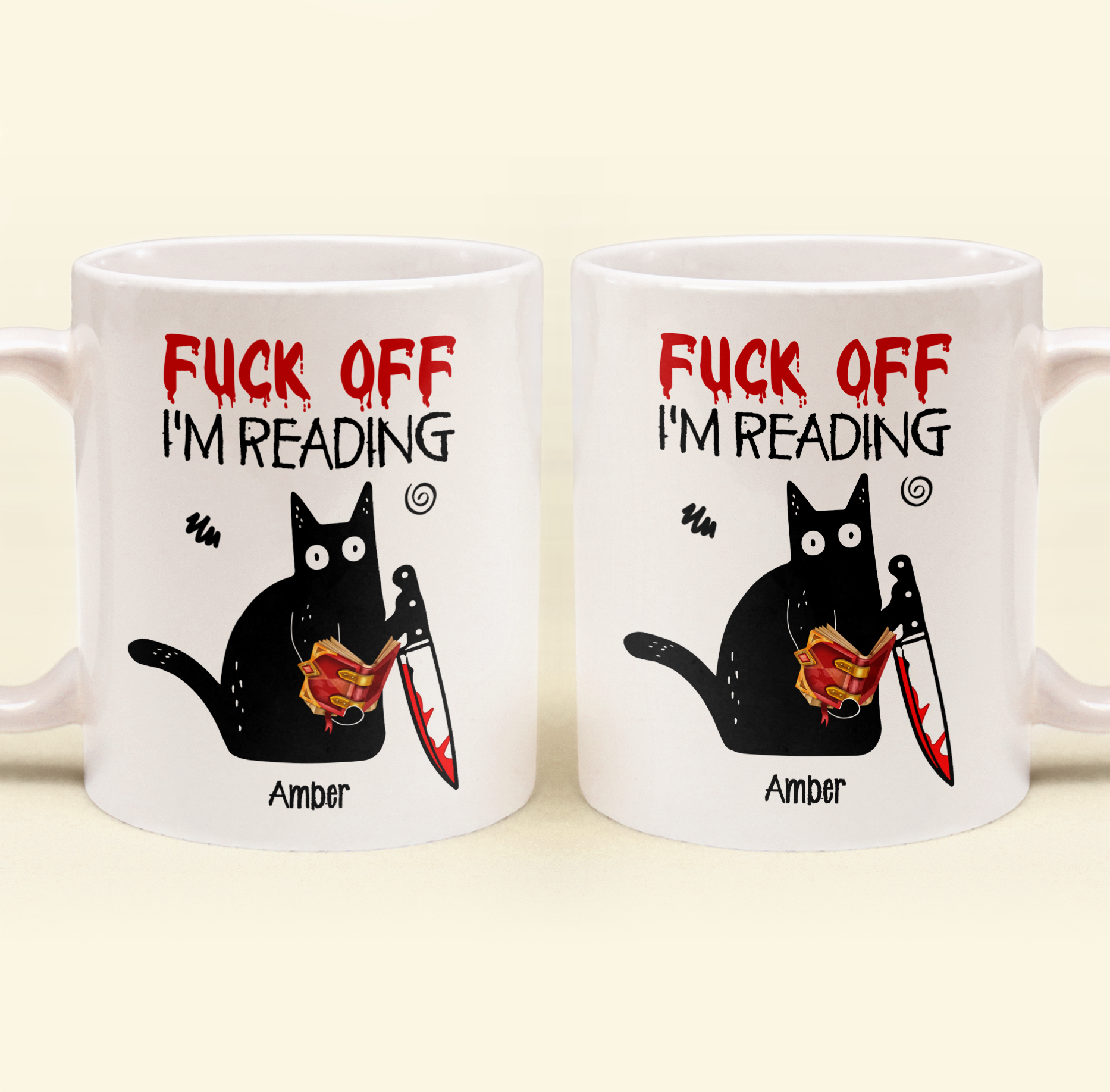 F*Ck Off I'M Reading - Funny Mug Gifts For Book Lovers, Nerd, Librarian - Personalized Mug