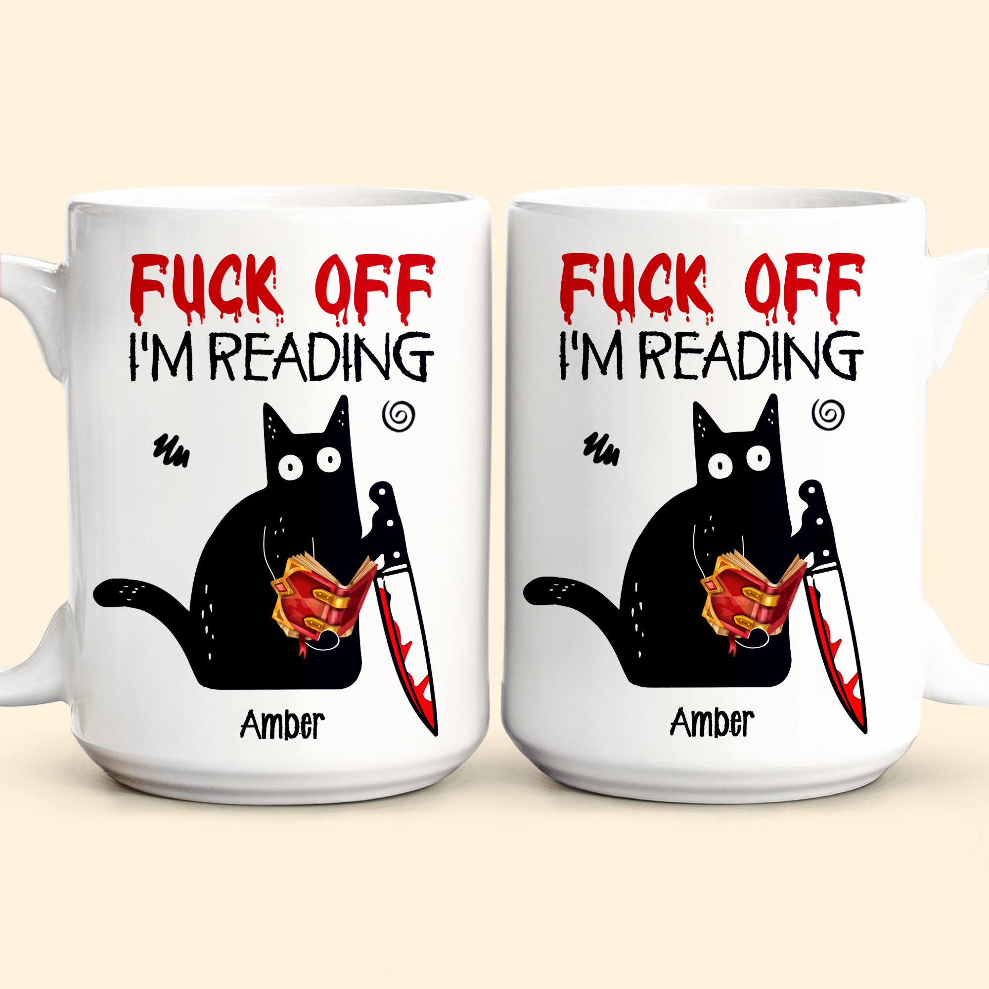 F*Ck Off I'M Reading - Funny Mug Gifts For Book Lovers, Nerd, Librarian - Personalized Mug