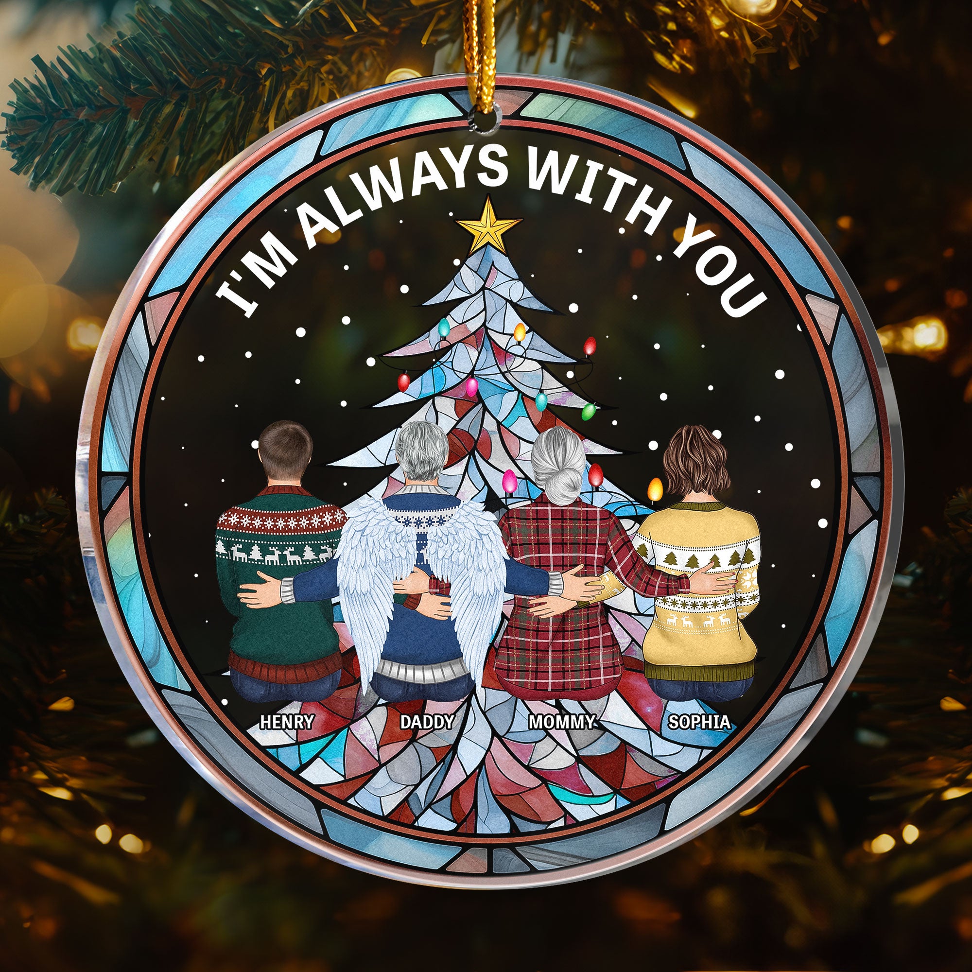 Family Is Still With You - Personalized Acrylic Ornament