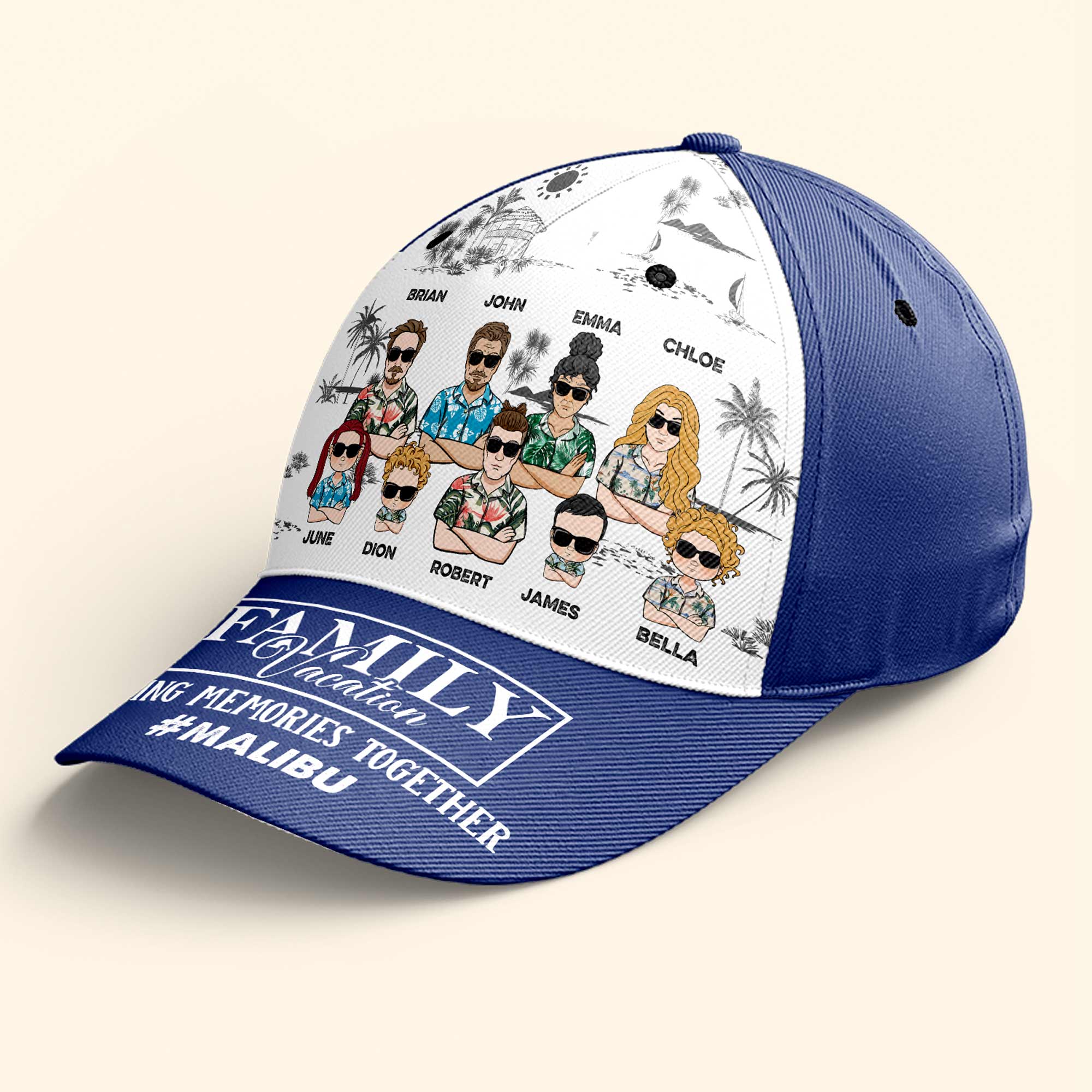 Family Makes Memories Together - Personalized Classic Cap