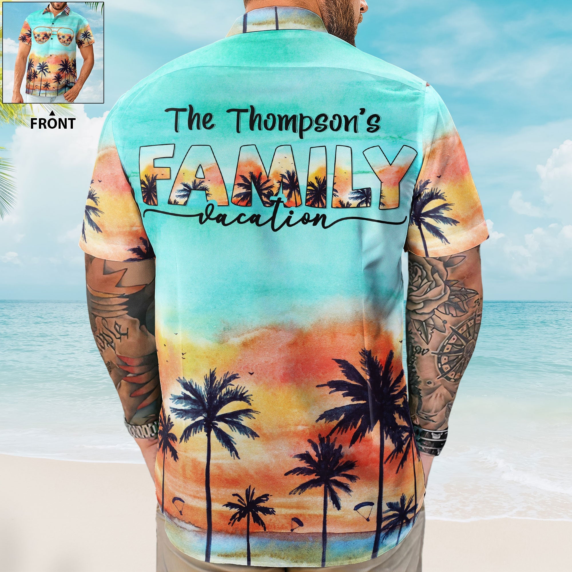 Family Trip Vacation - Personalized Hawaiian Shirt