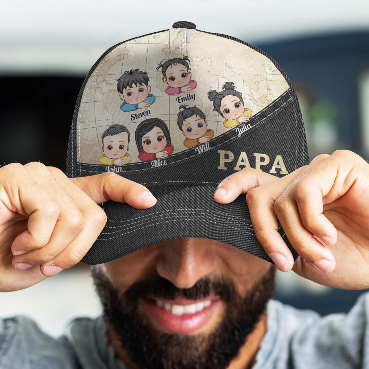 Father’s Day Gift For Papa - Personalized Classic Cap