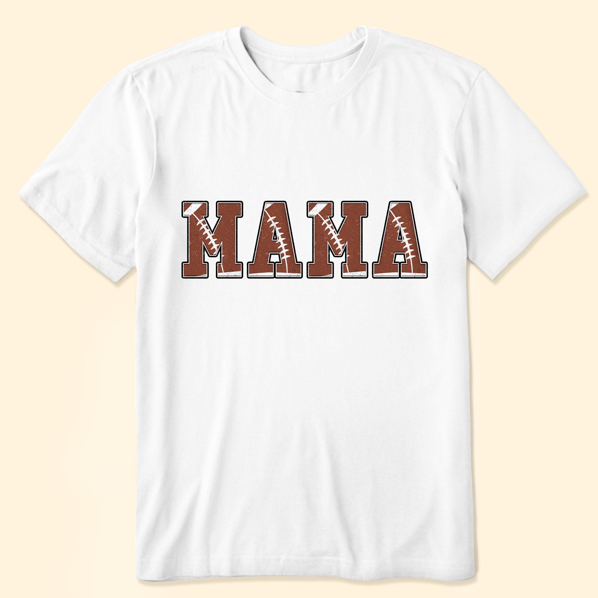 Football Mama Custom Name And Number - Personalized Shirt