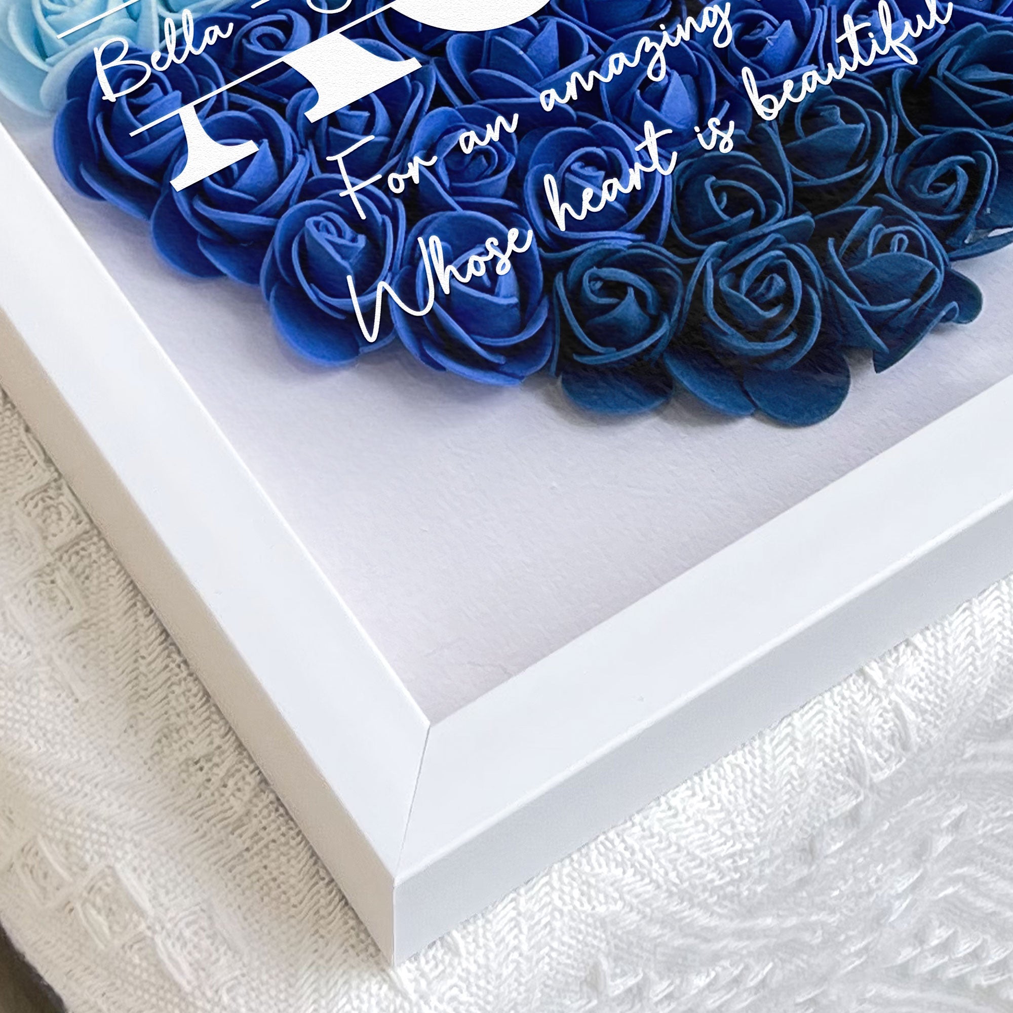 For An Amazing Aunt Like You - Personalized Flower Shadow Box