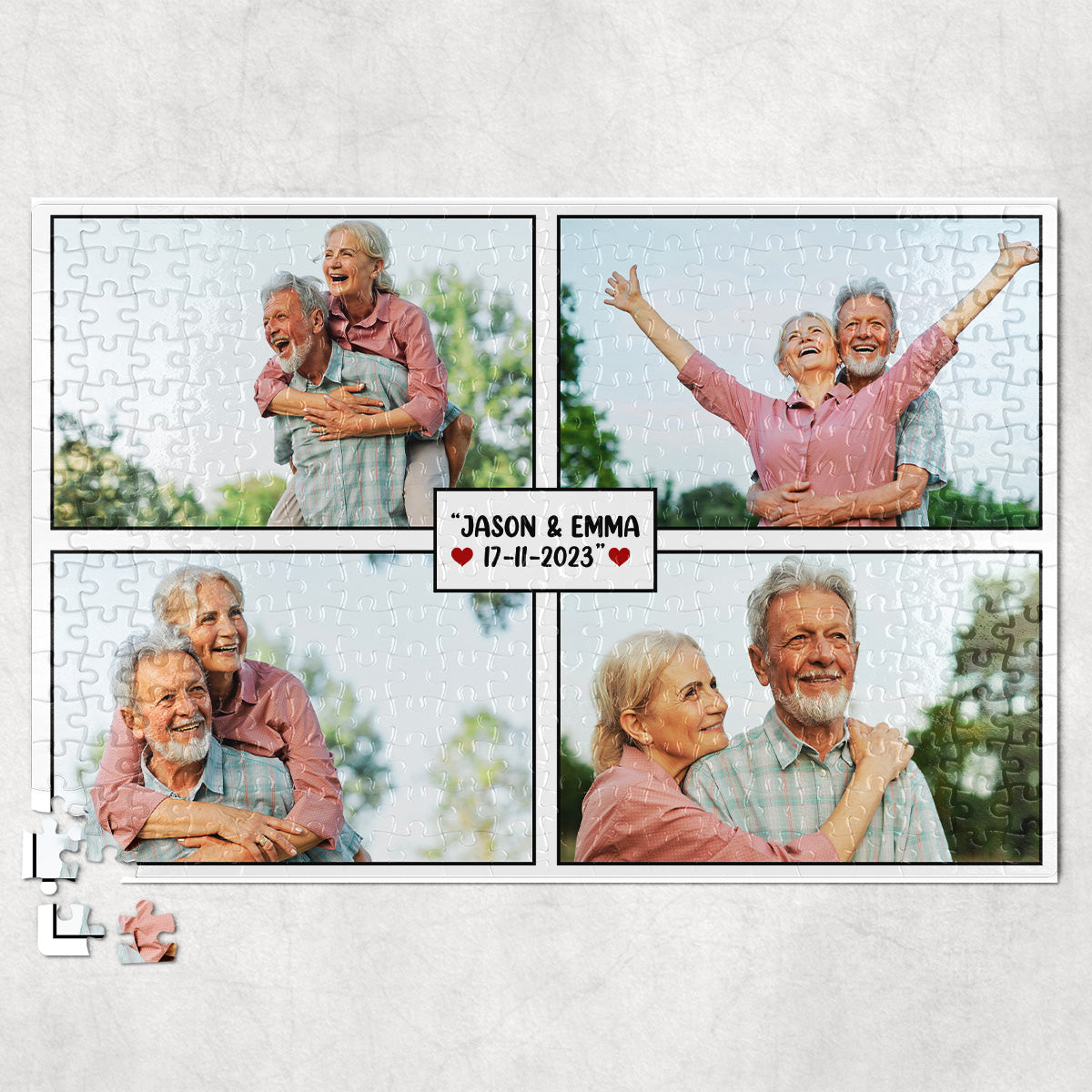 Forever Love - Personalized Photo Jigsaw Puzzle