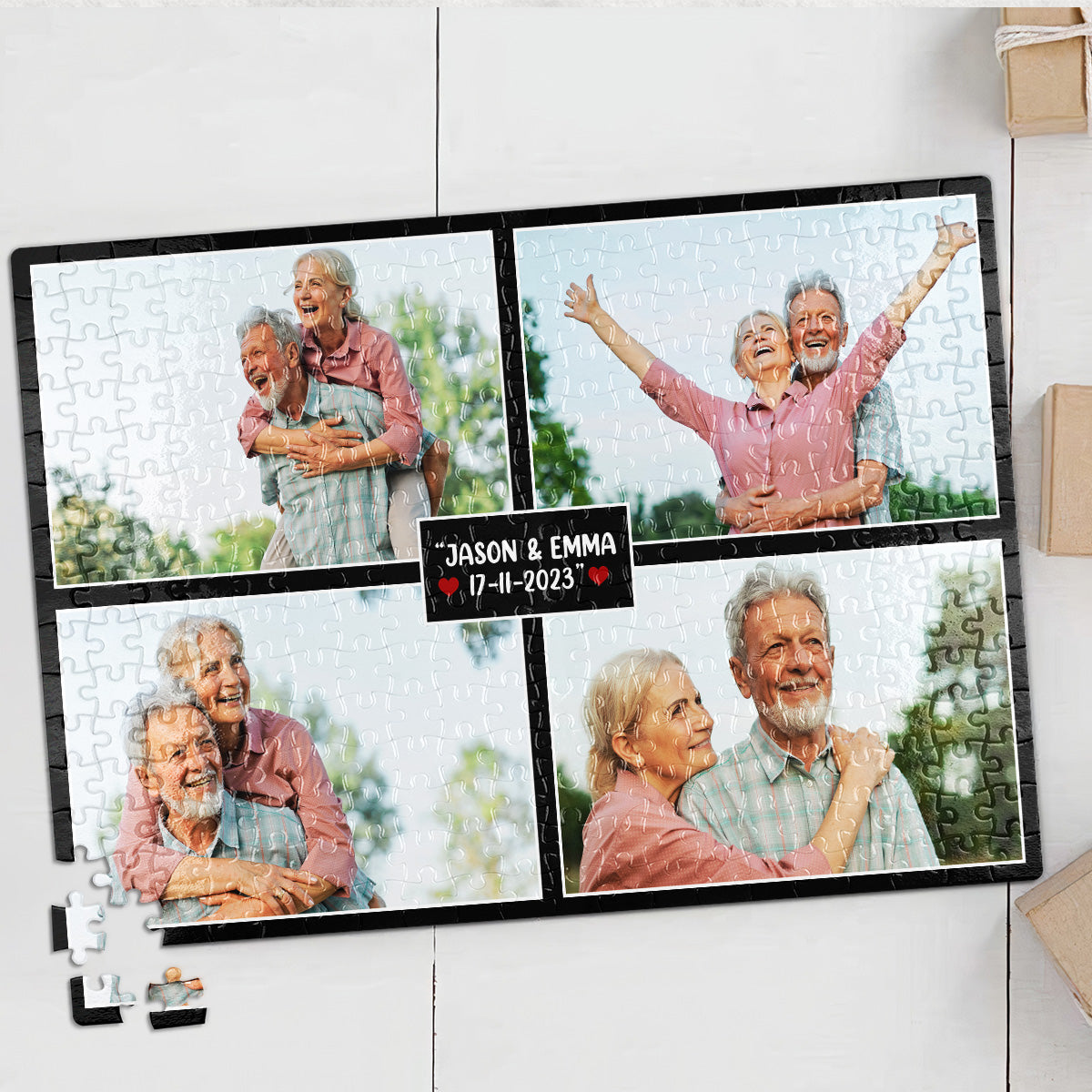 Forever Love - Personalized Photo Jigsaw Puzzle