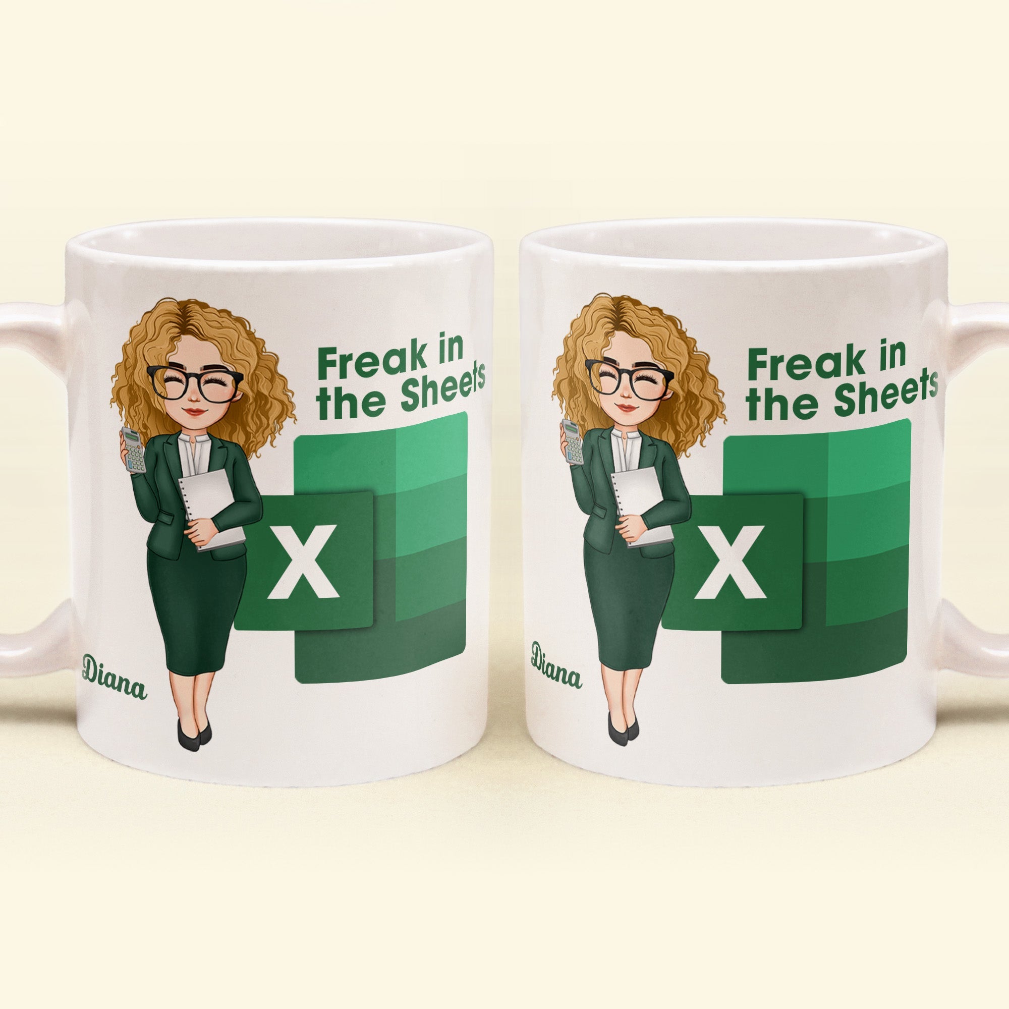 Freak In The Sheets - Personalized Mug