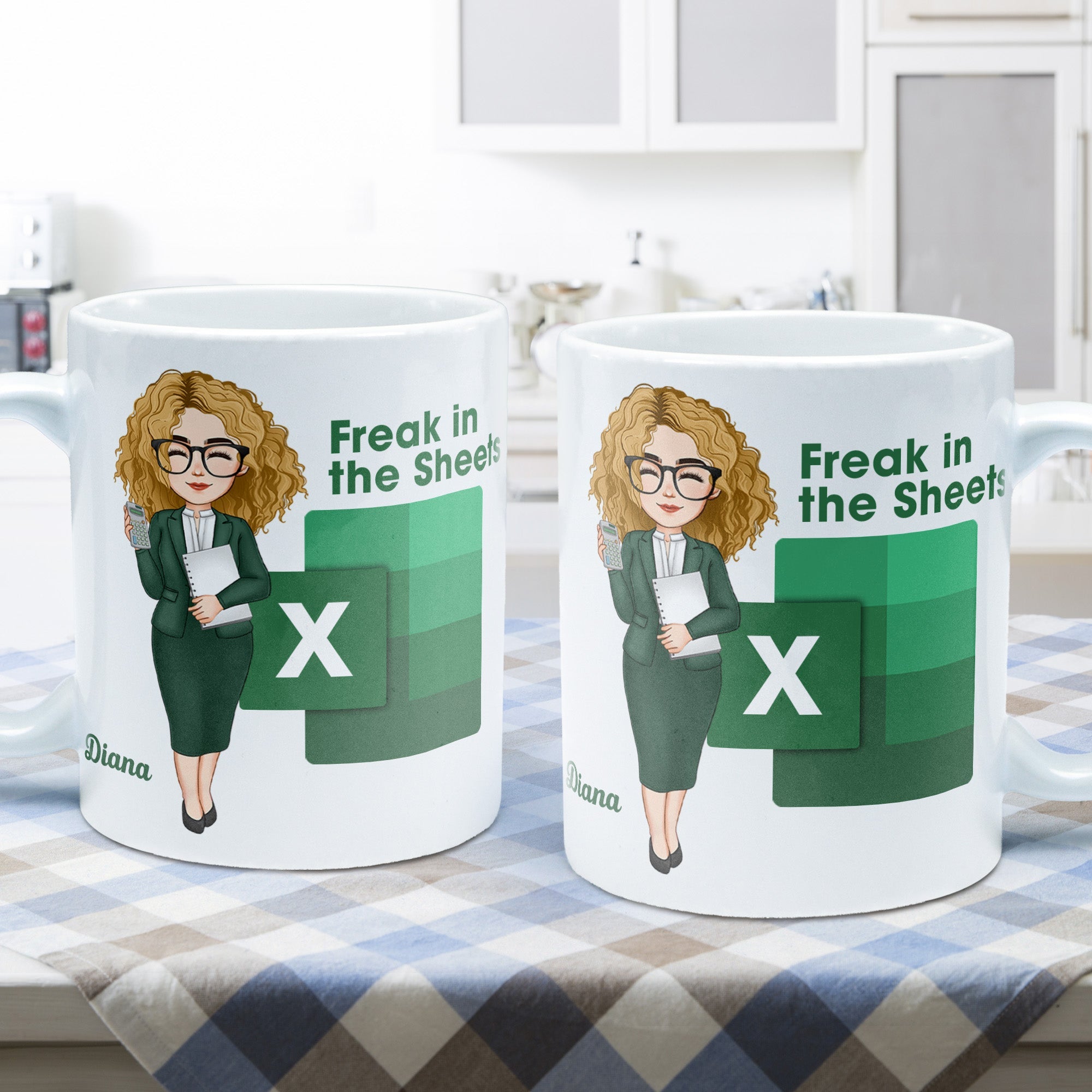 Freak In The Sheets - Personalized Mug