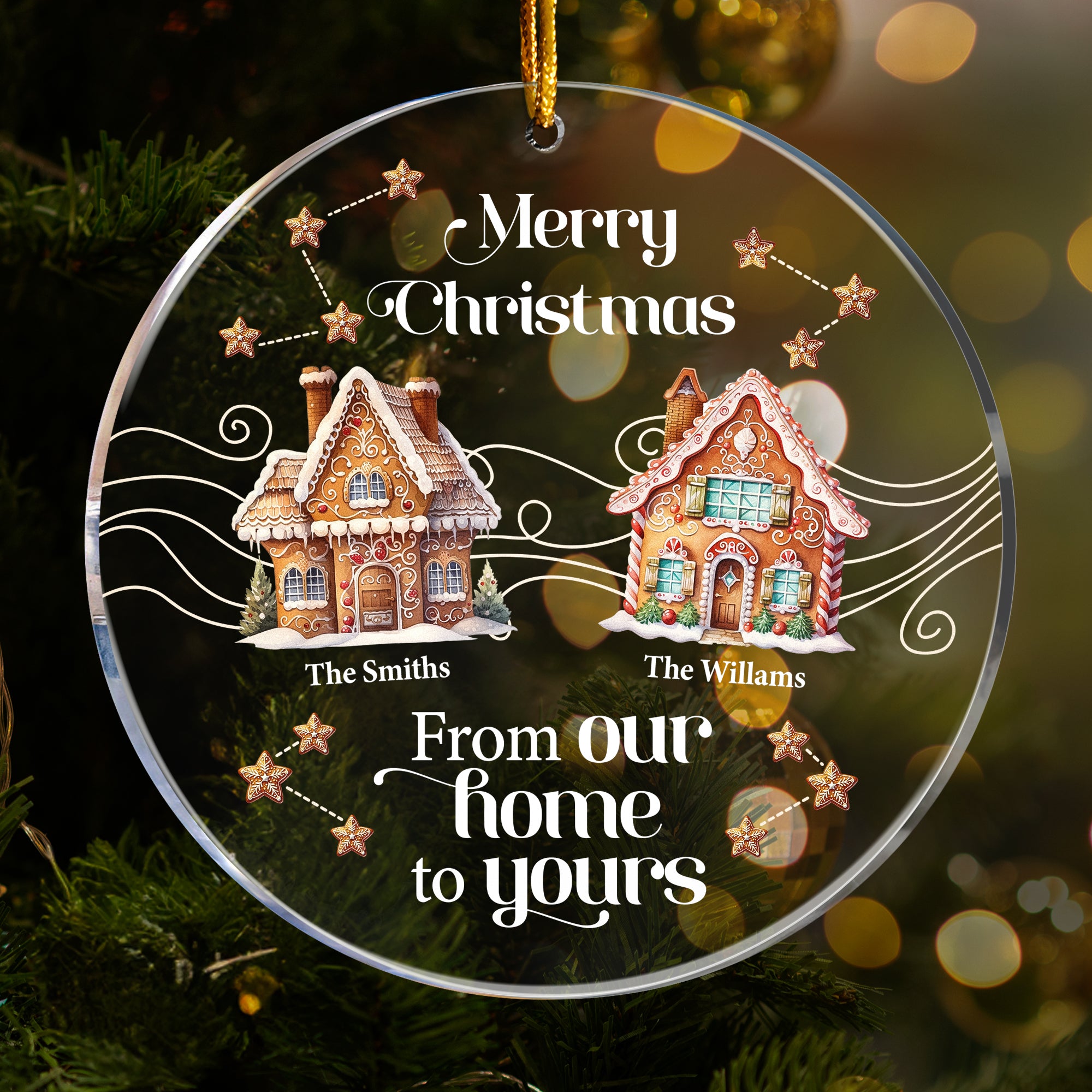 From Our Home To Yours - Personalized Acrylic Ornament