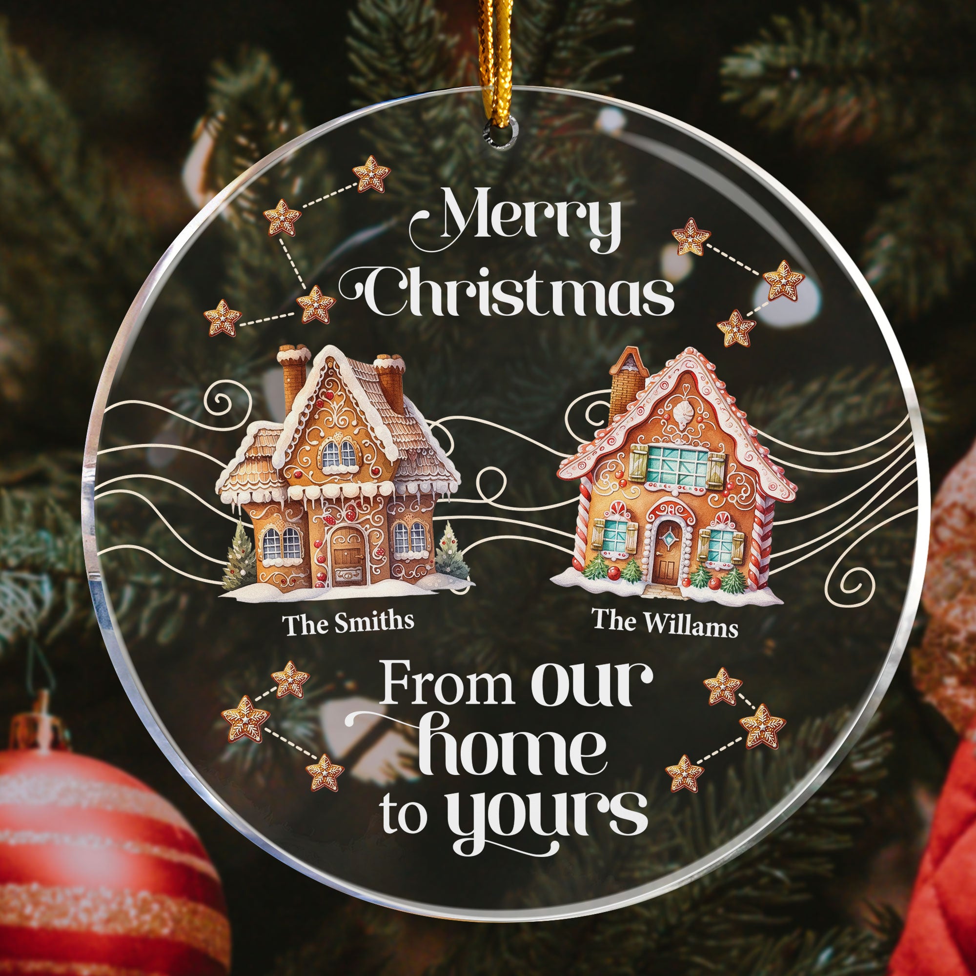 From Our Home To Yours - Personalized Acrylic Ornament