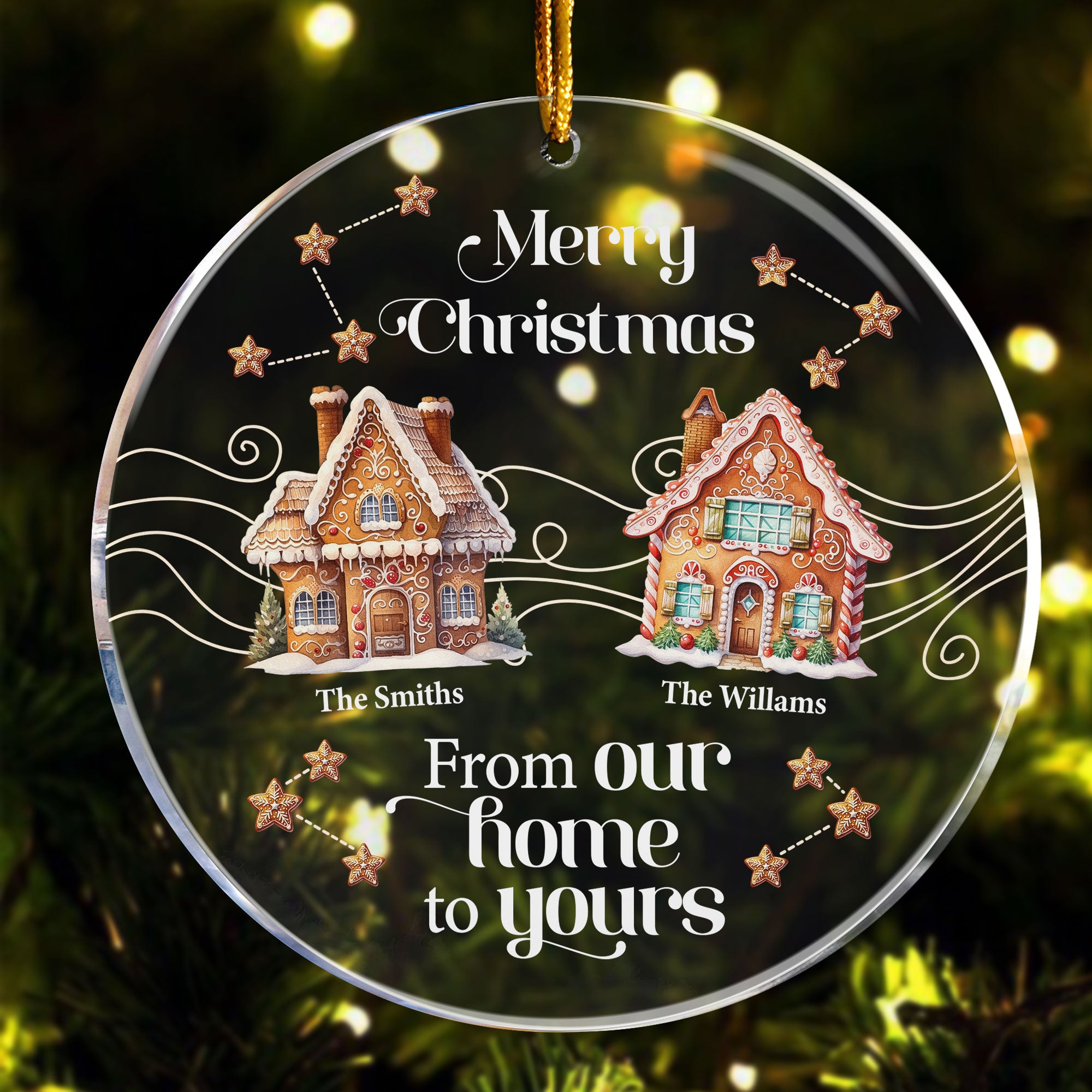 From Our Home To Yours - Personalized Acrylic Ornament