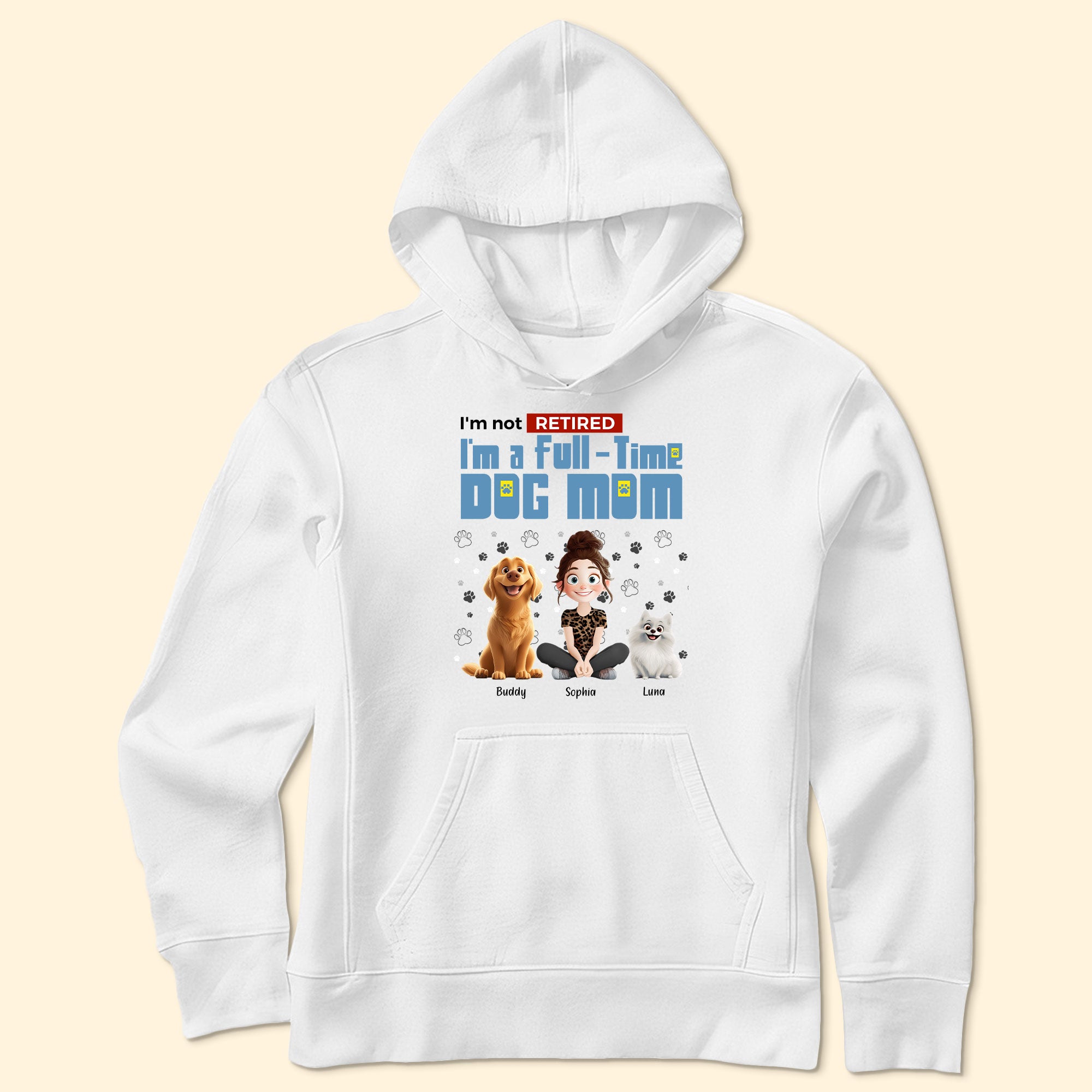 Full-time Dog Mom - Personalized Shirt