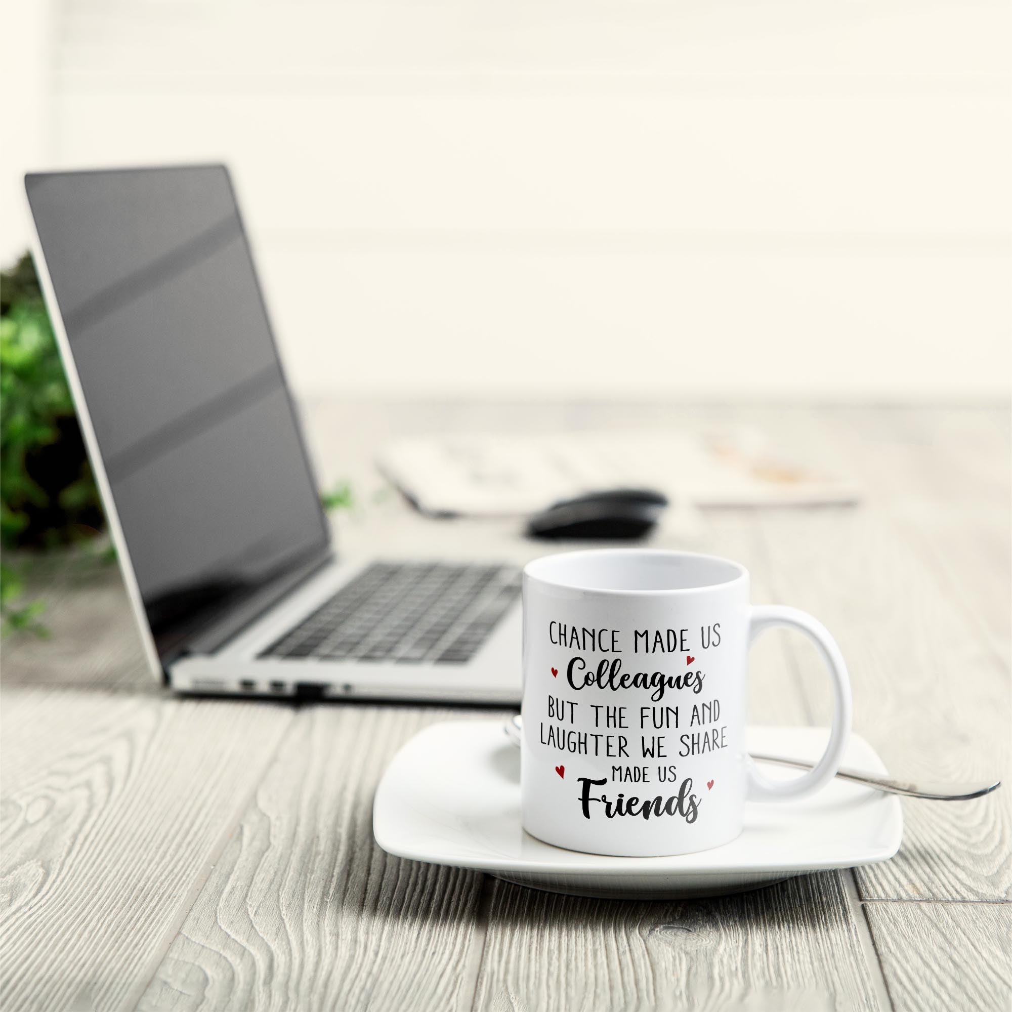 Fun & Laughter We Share Made Us Friends - Personalized Mug - Birthday, Christmas Gift For Colleagues