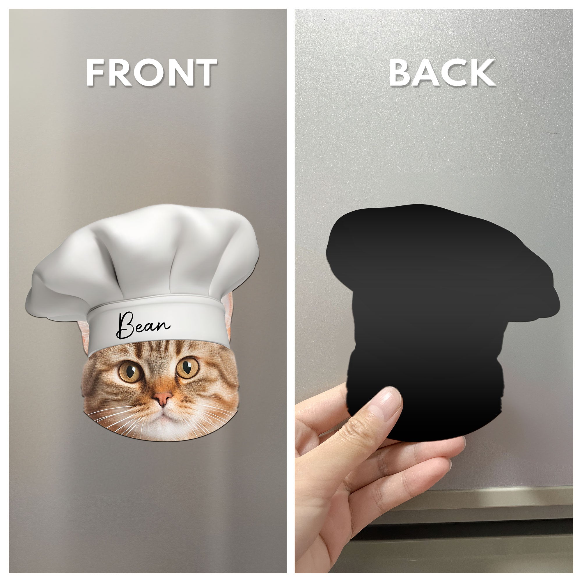 Funny Chef Face - Personalized Photo Magnet