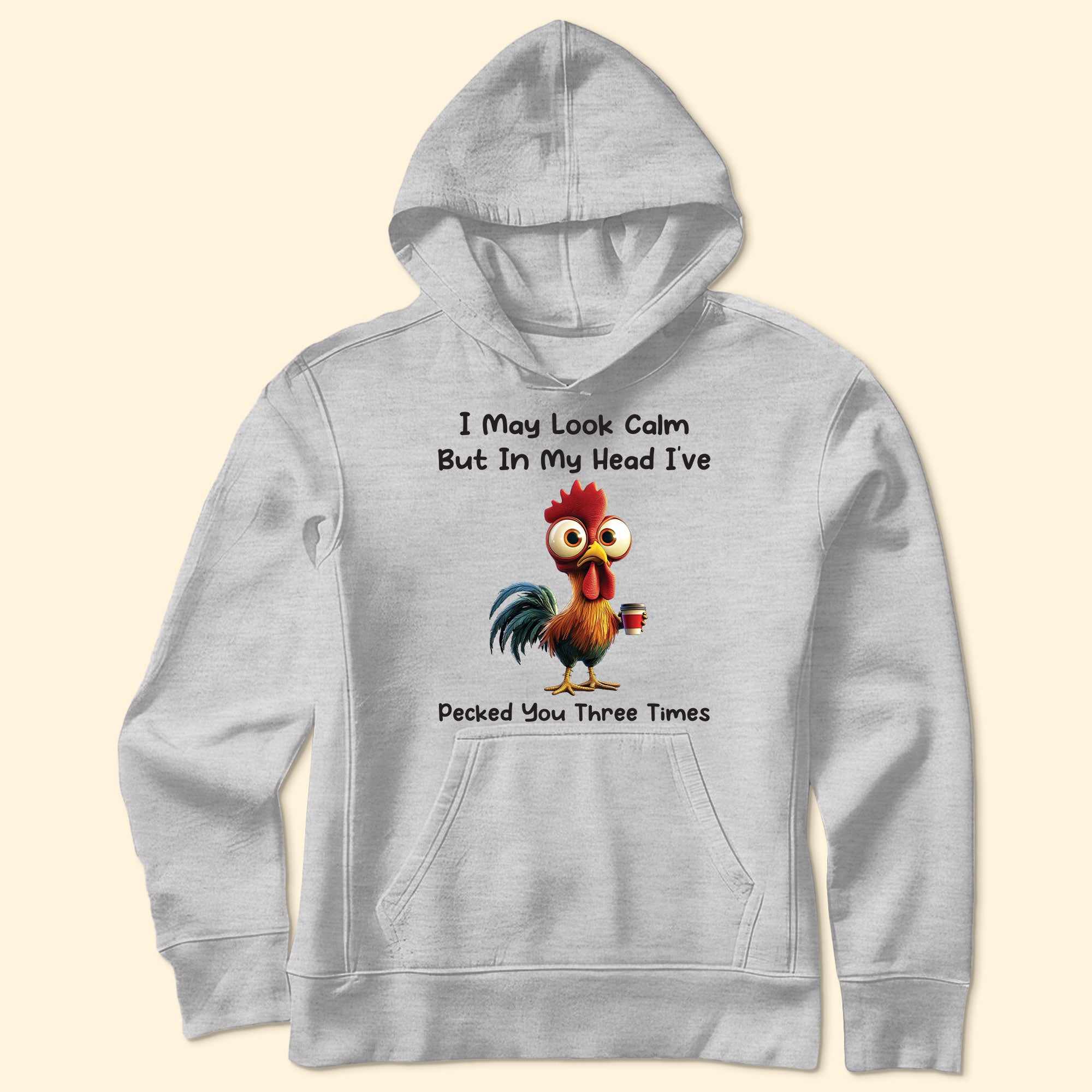 Funny Chicken Shirt - I've Pecked You Three Times - Fun Gifts For Men, Women - Personalized Shirt